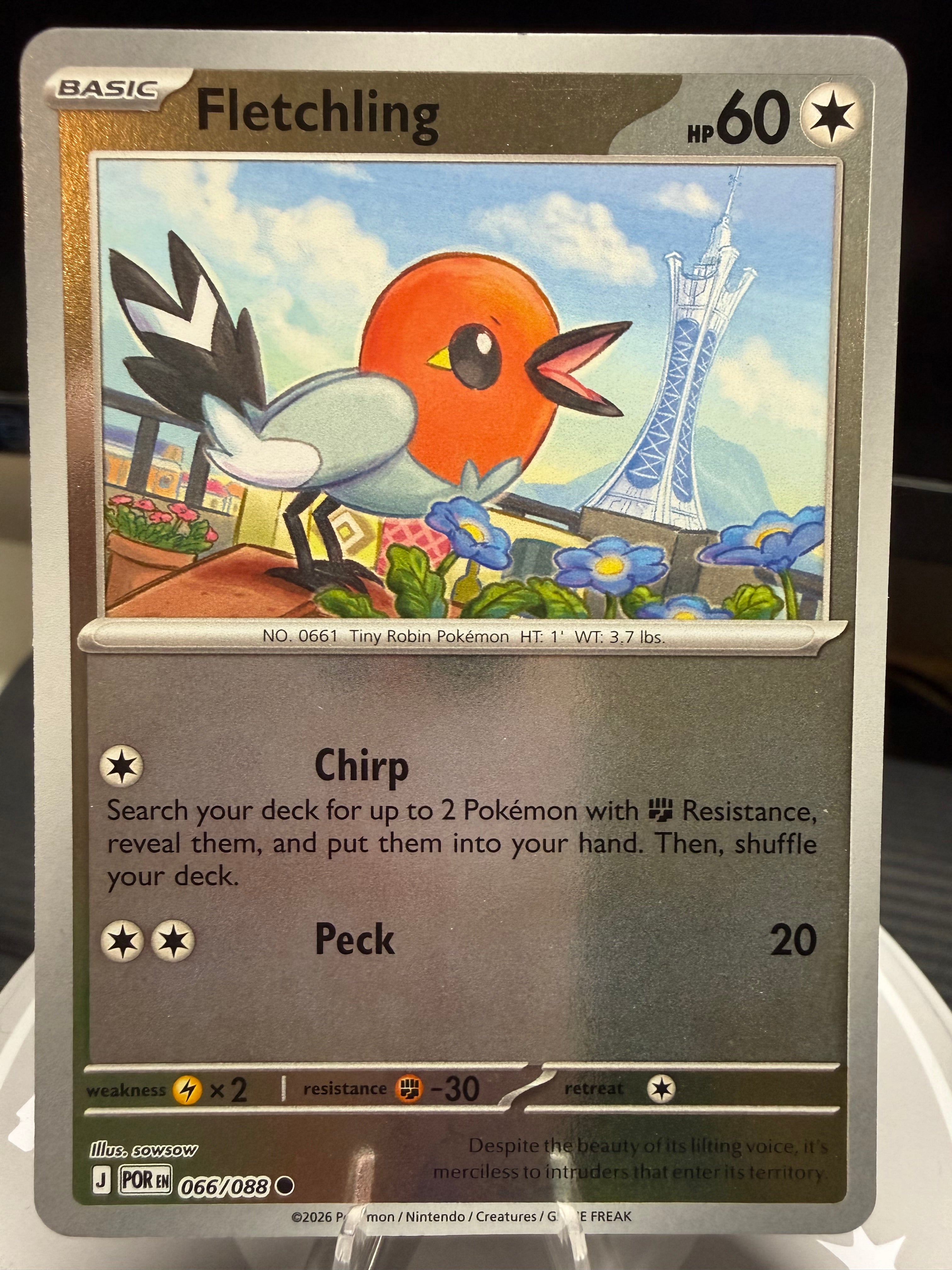 Fletchling - 066/088 - Reverse Holo - Perfect Order
