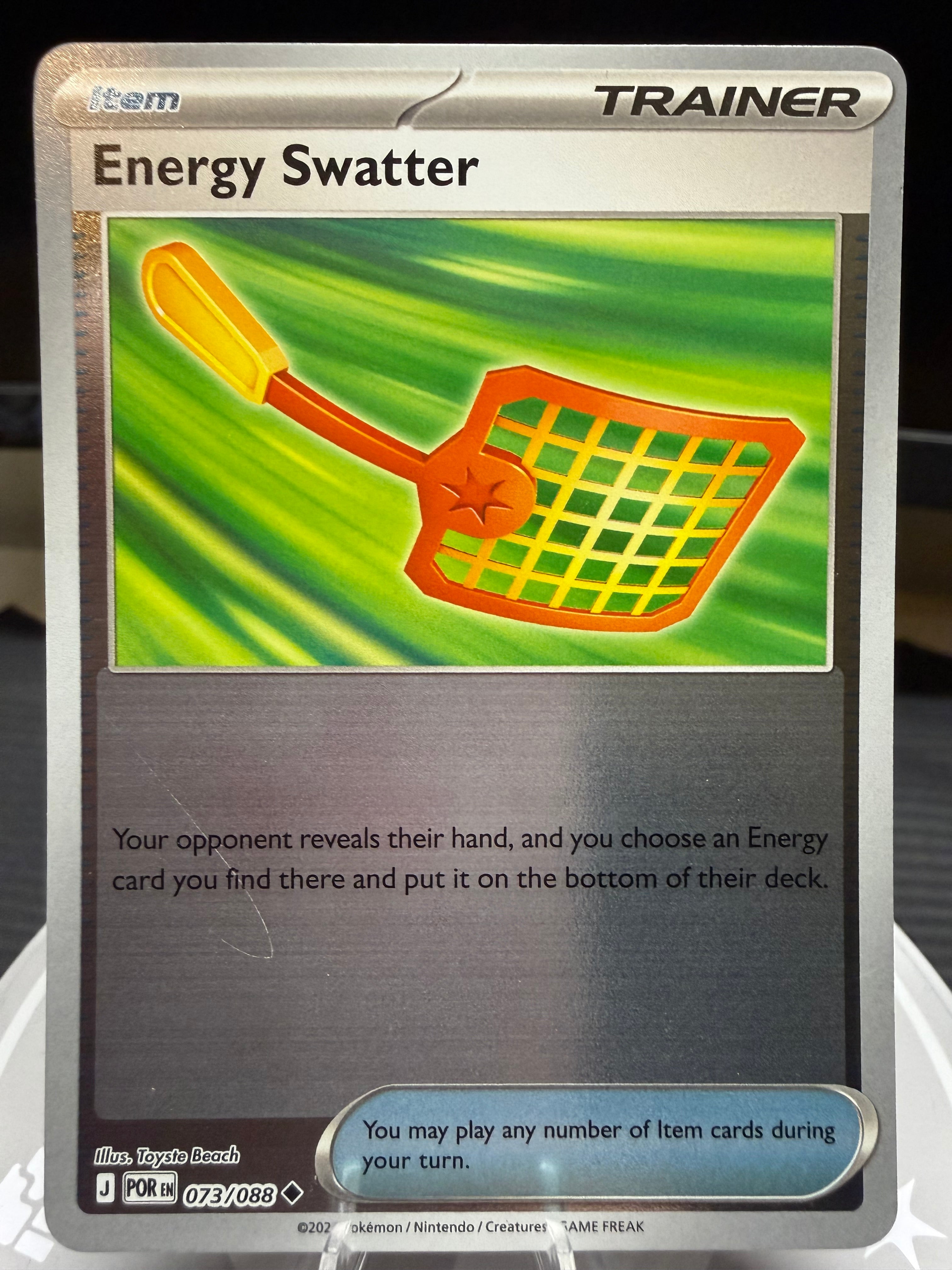Energy Swatter - 073/088 - Reverse Holo - Perfect Order