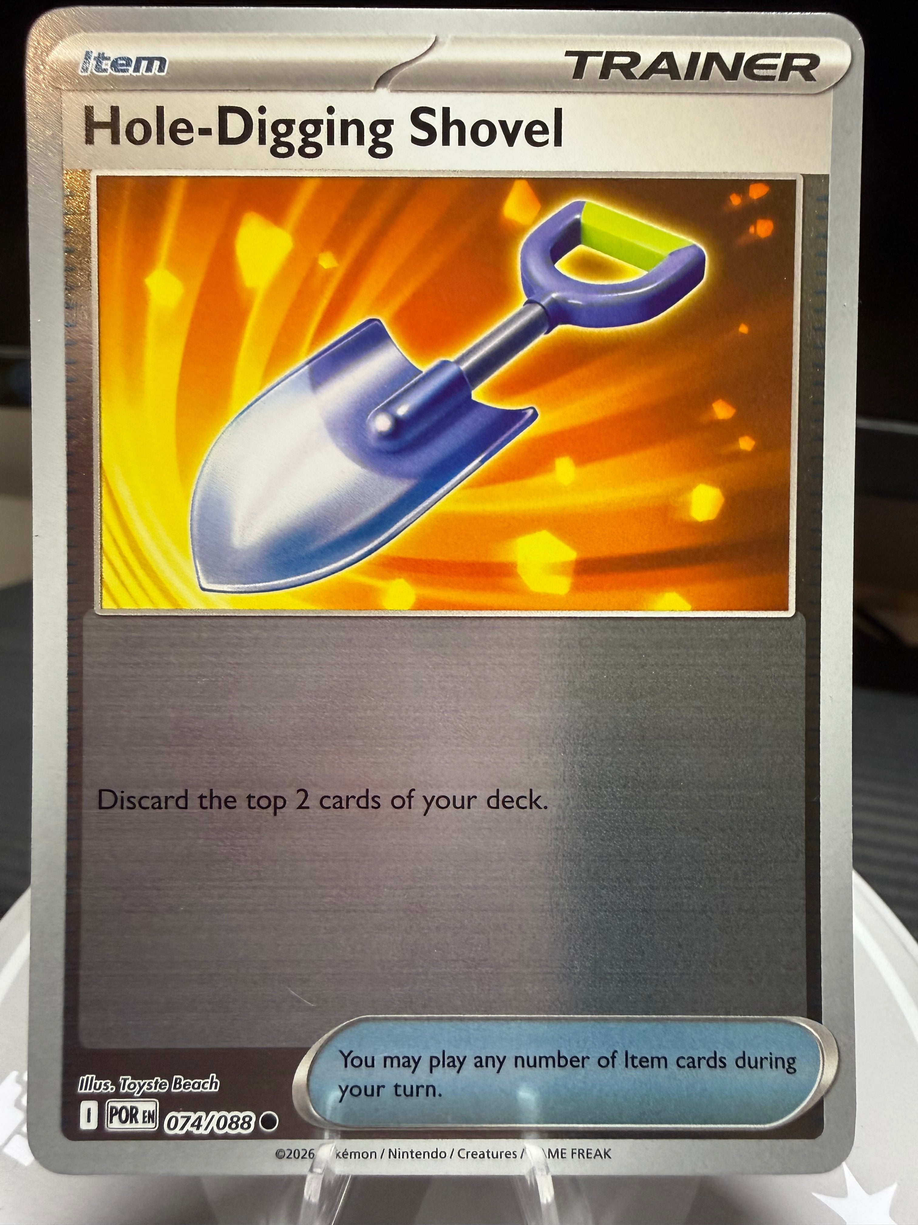 Hole-Digging Shovel - 074/088 - Reverse Holo - Perfect Order