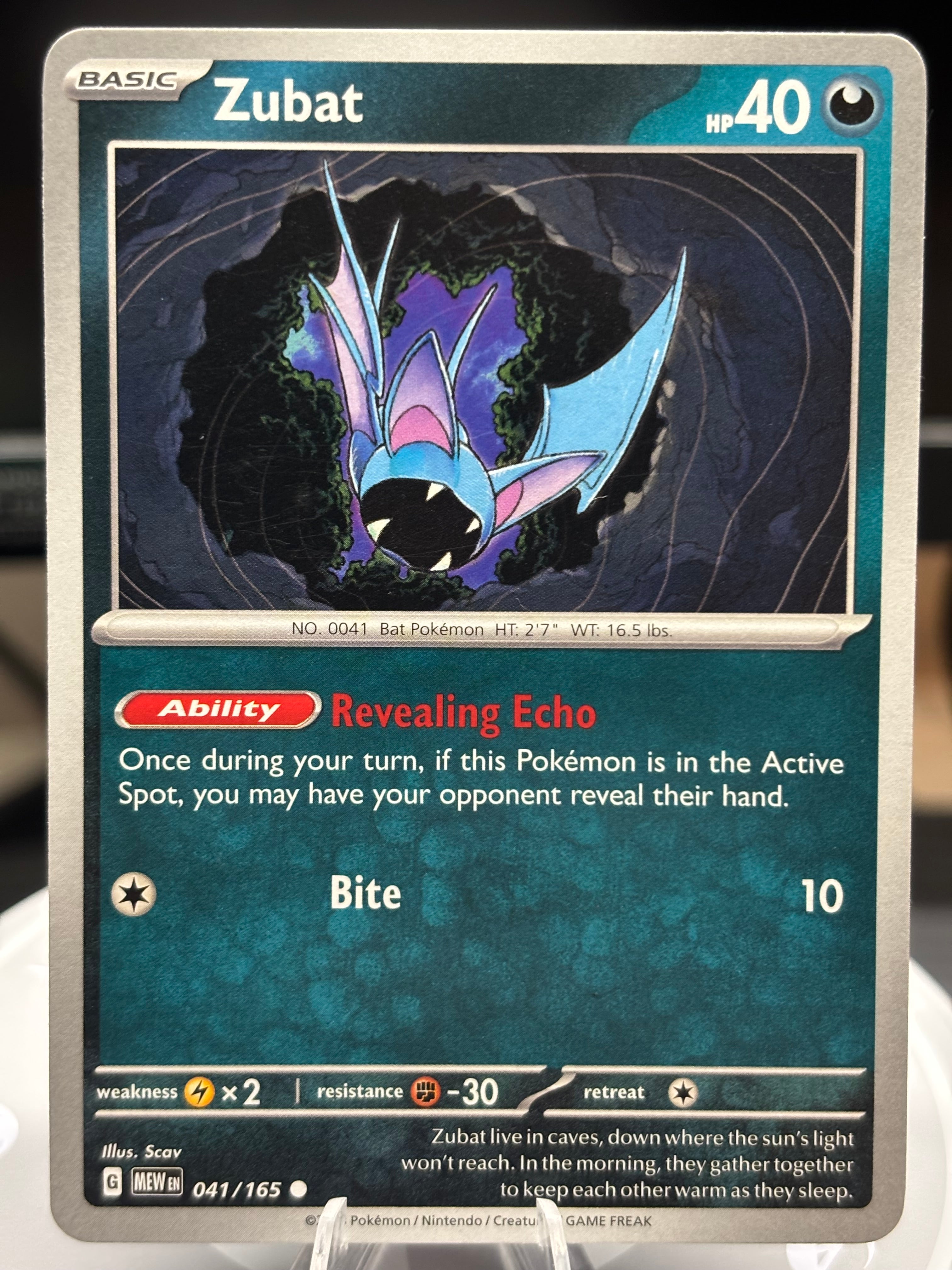 Zubat - 041/165  - Scarlet & Violet 151 - English