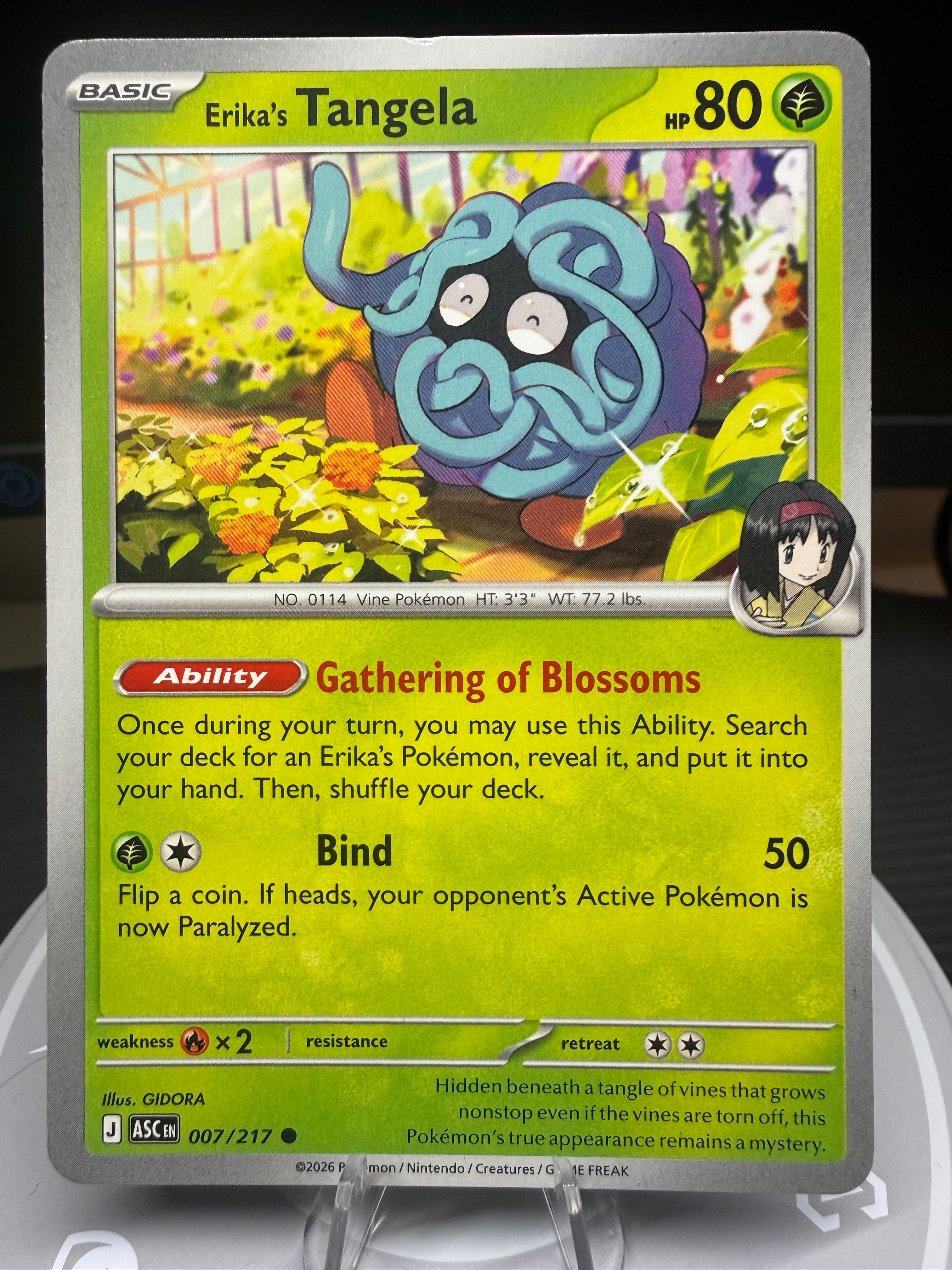 Erika's Tangela - 007/217 - Ascended Heros
