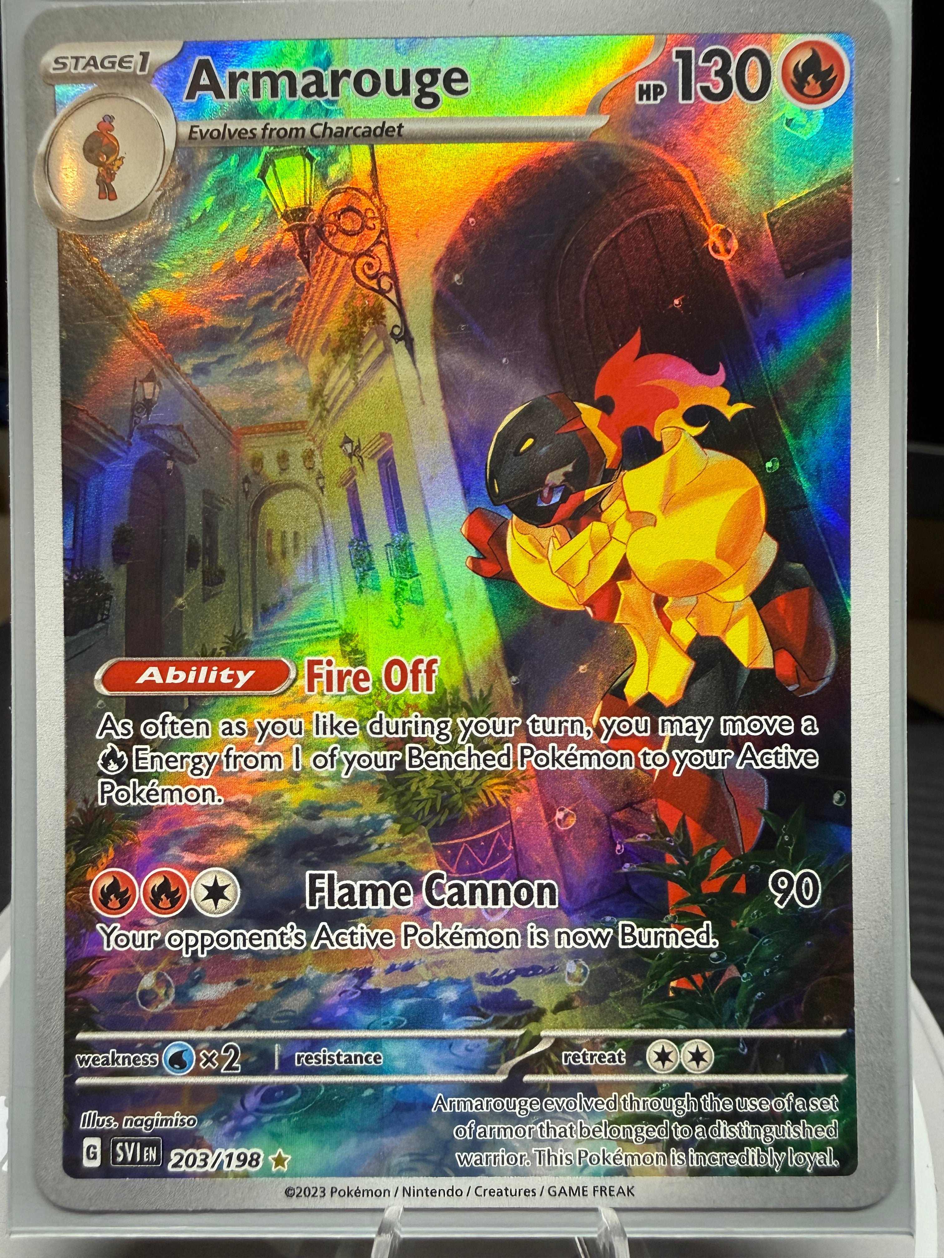 Armarouge - 203/198 - Illustration Rare - Scarlet & Violet Base
