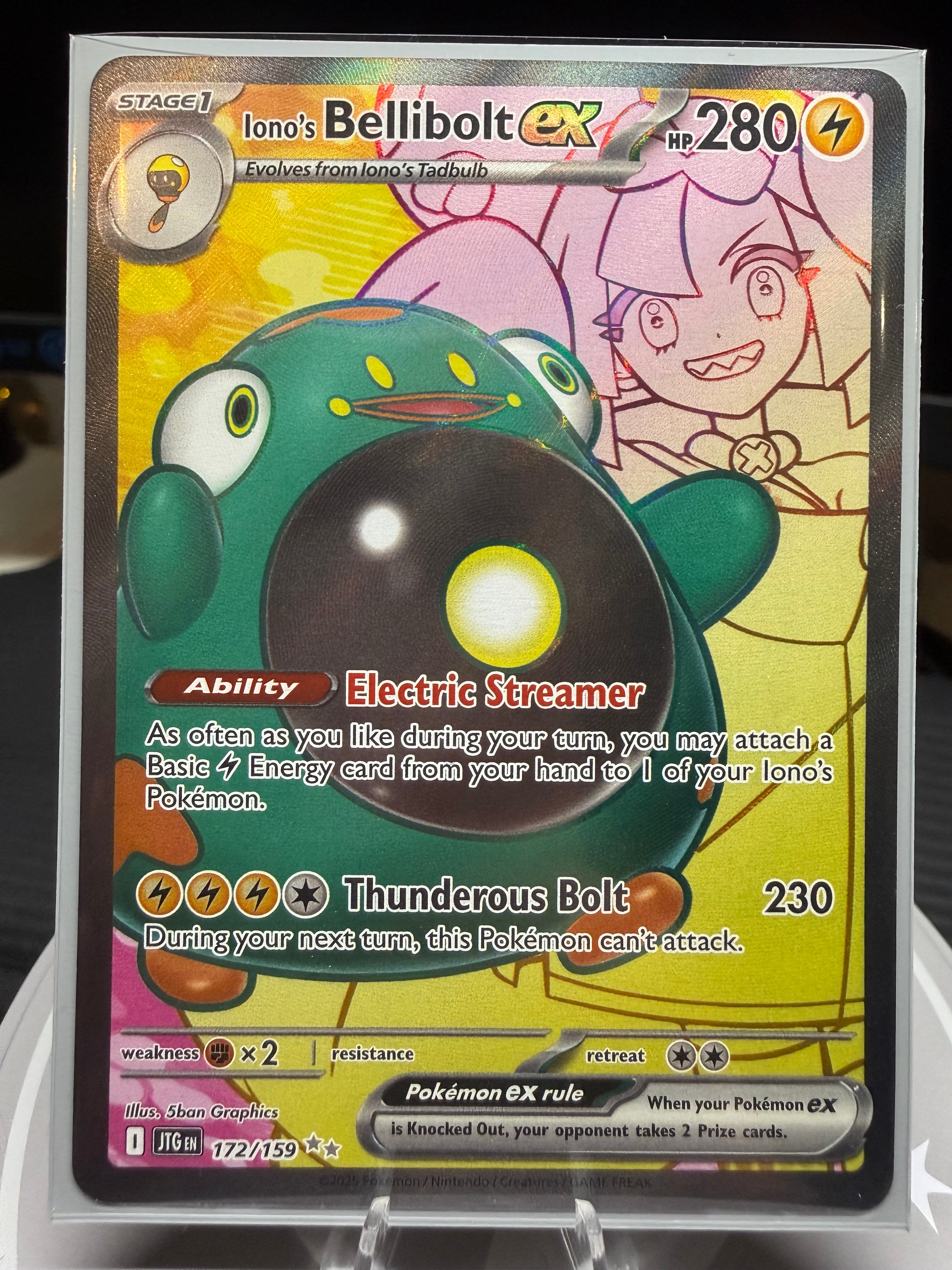 Iono's Bellibolt ex - 172/159 - Ultra Rare - Journey Together