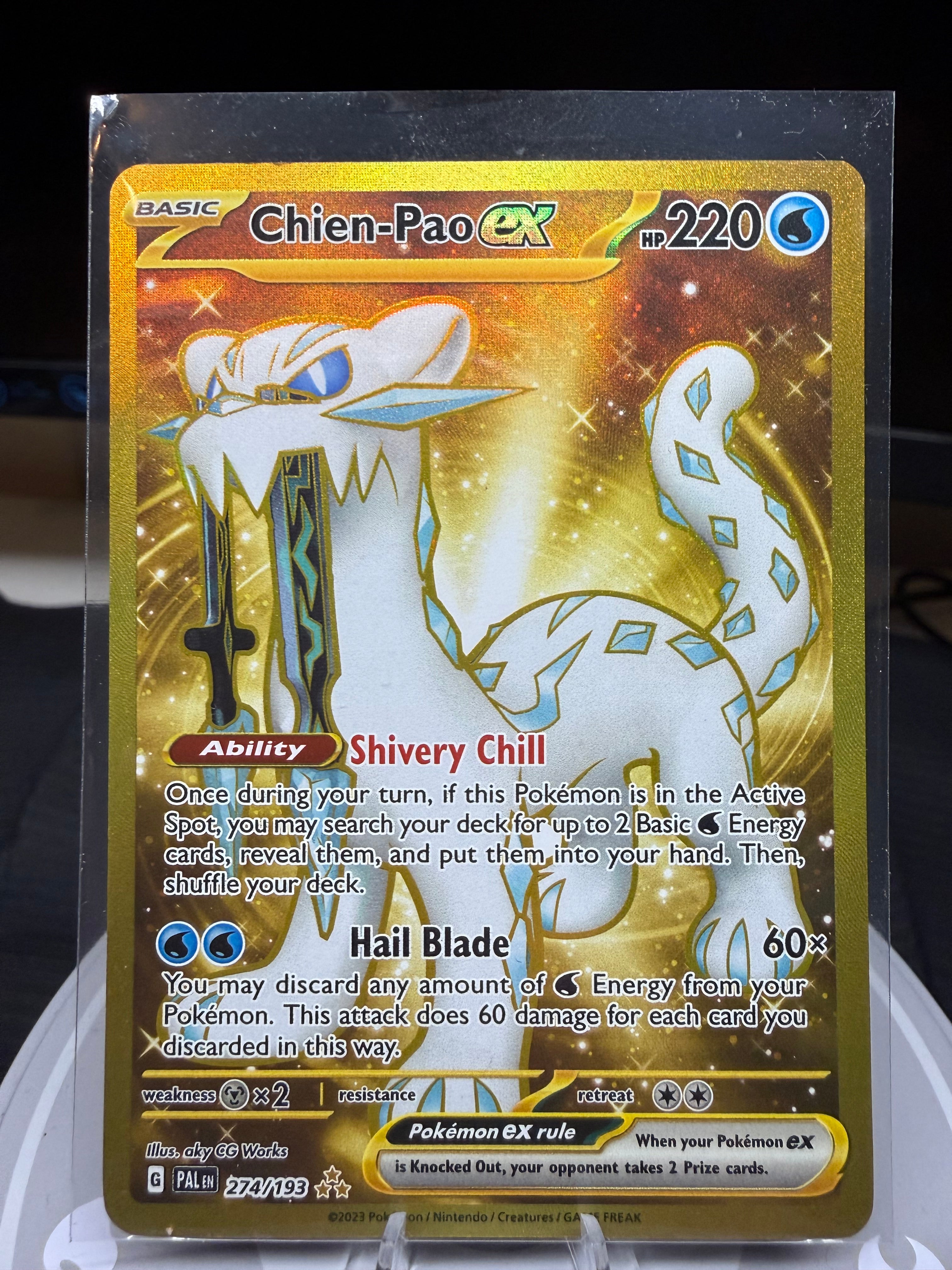 Chien-Pao ex - 274/193 - Secret Rare - Paldea Evolved