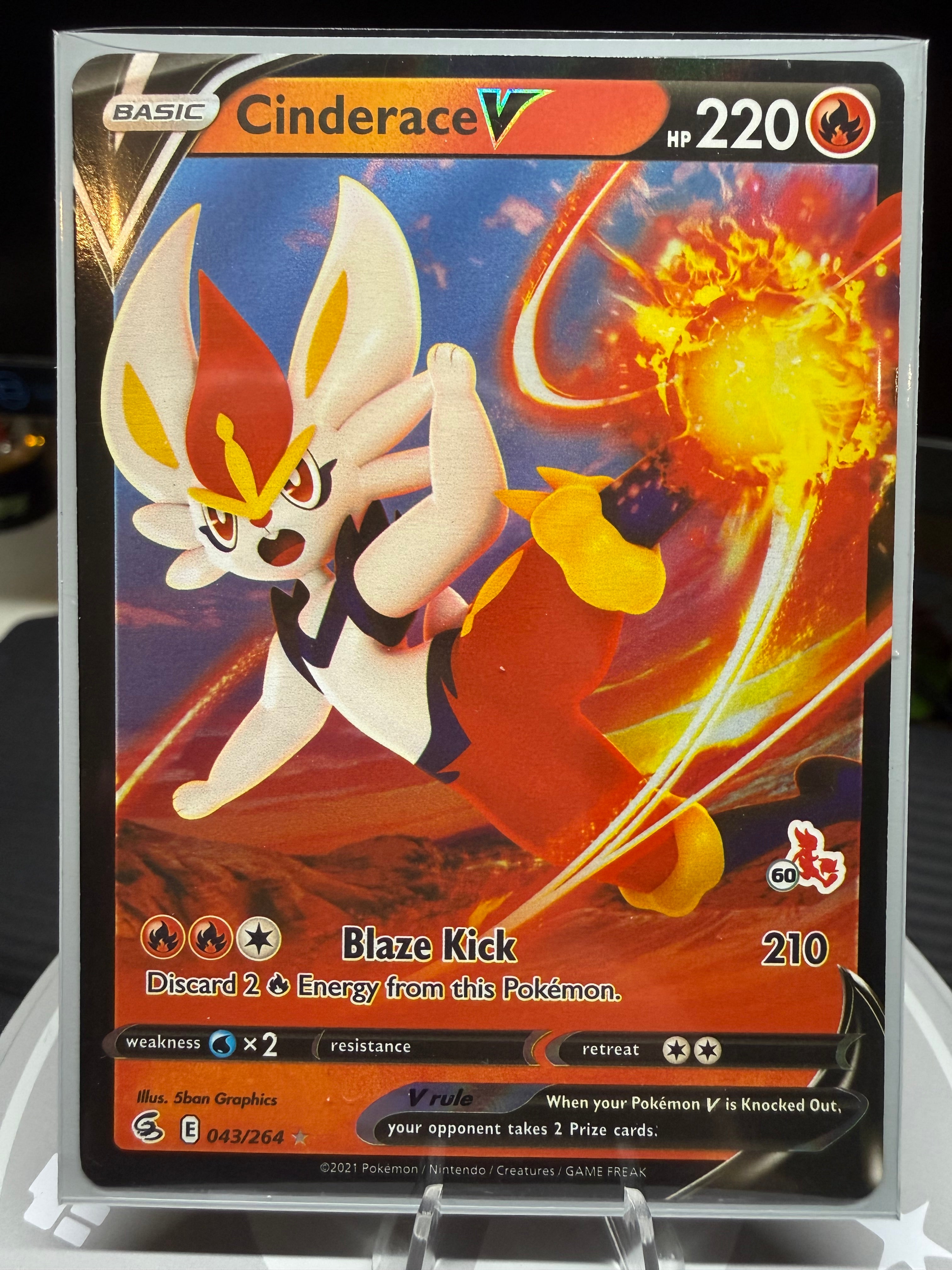 Cinderace V - 043/264 - Ultra Rare - Fusion Strike