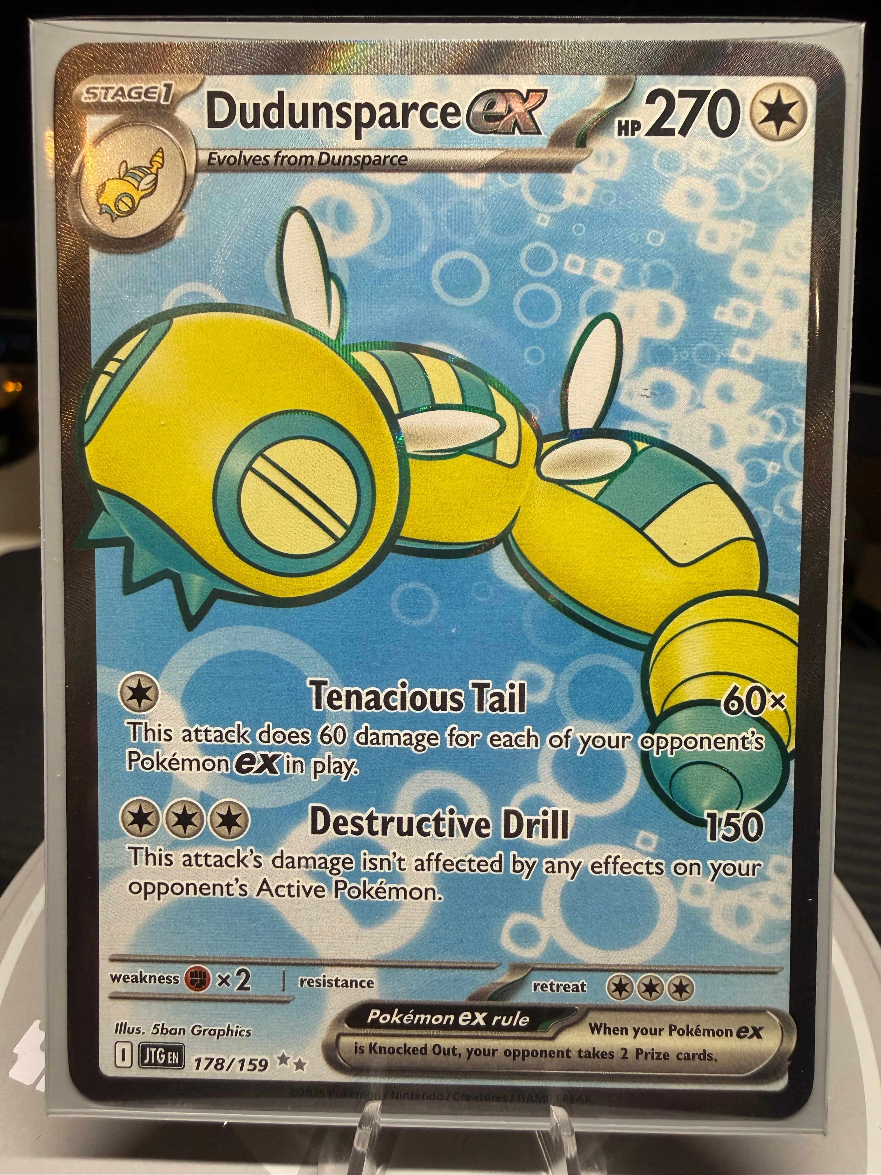 Dudunsparce ex - 178/159 - Ultra Rare - Journey Together