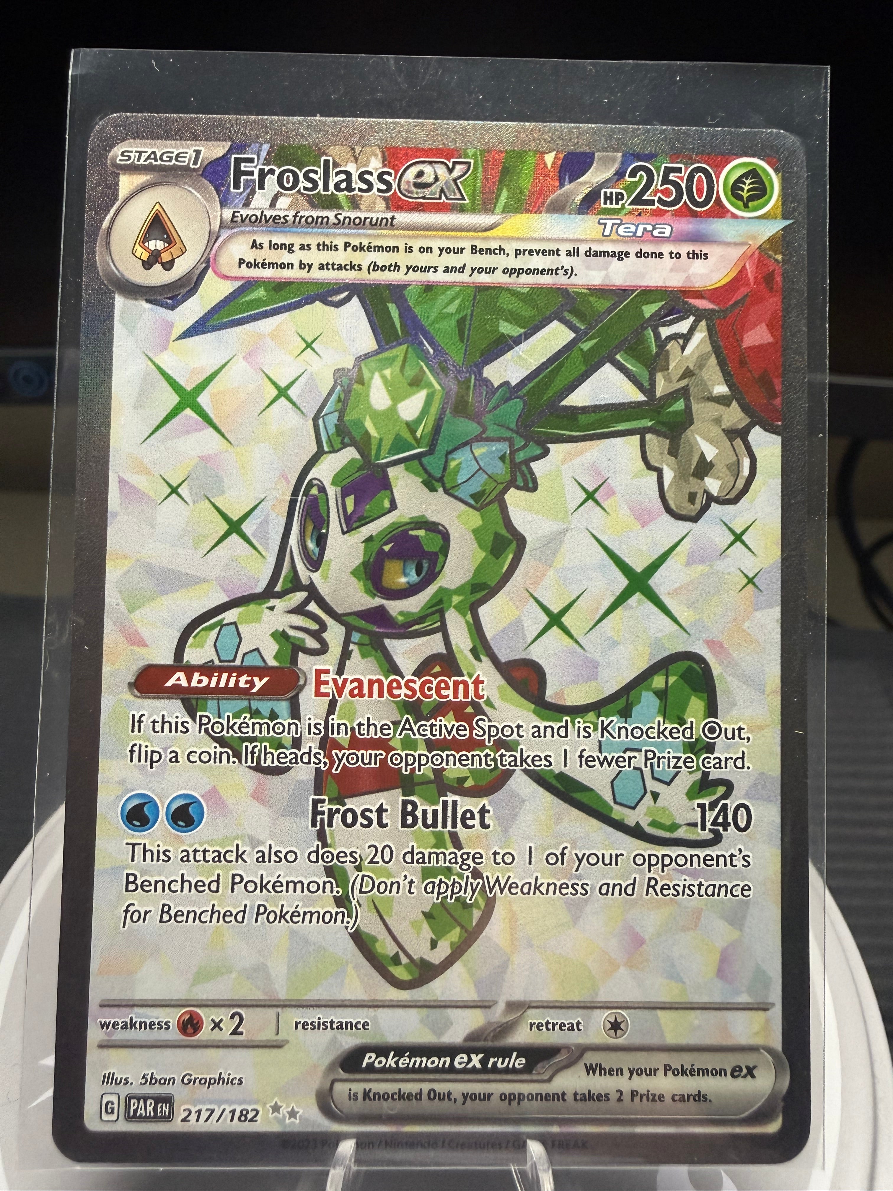 Froslass ex - 217/182 - Ultra Rare - Paradox Rift