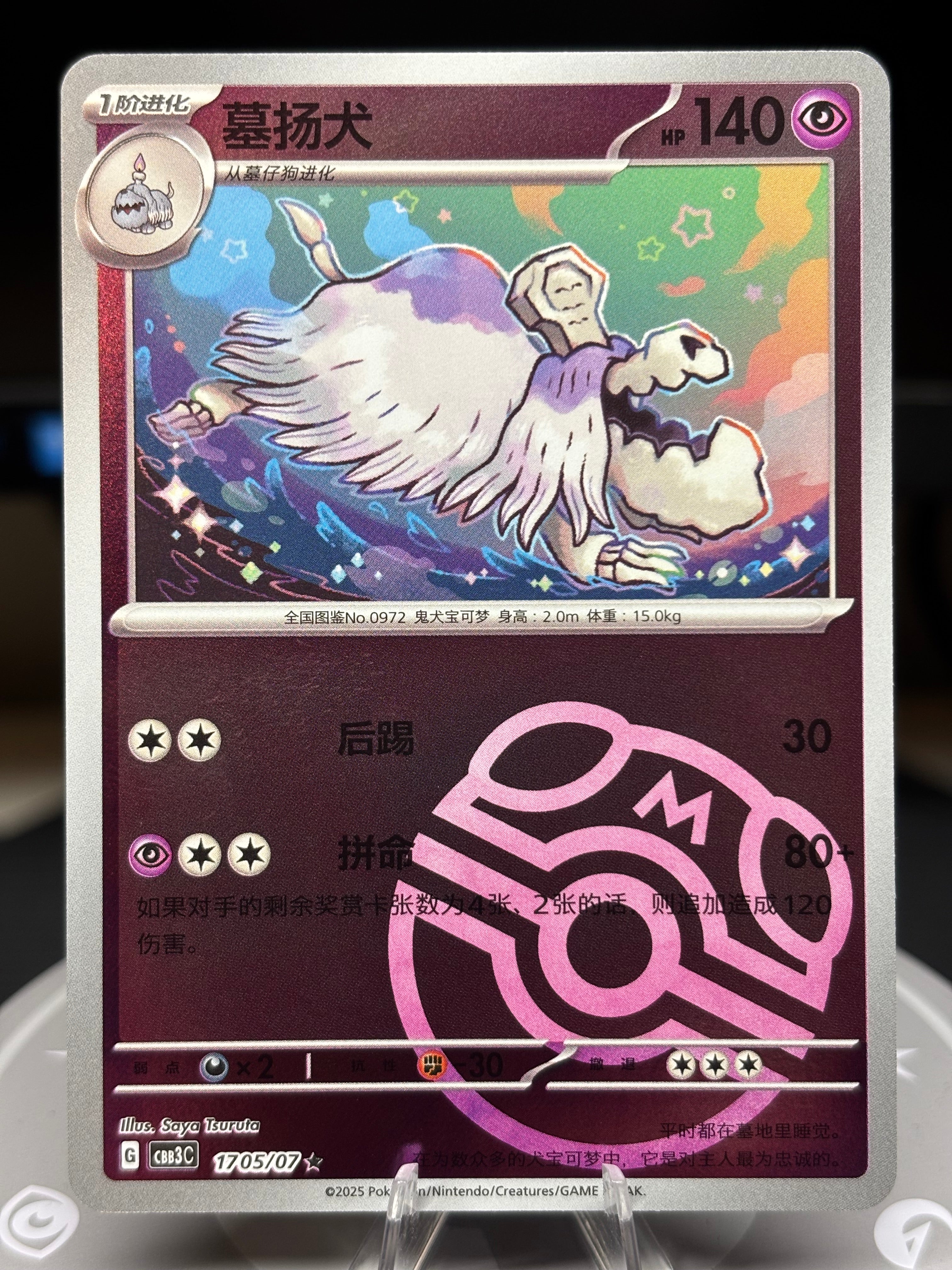 Houndstone Masterball Holo 1705/07 CBB3C Gem box Vol 3