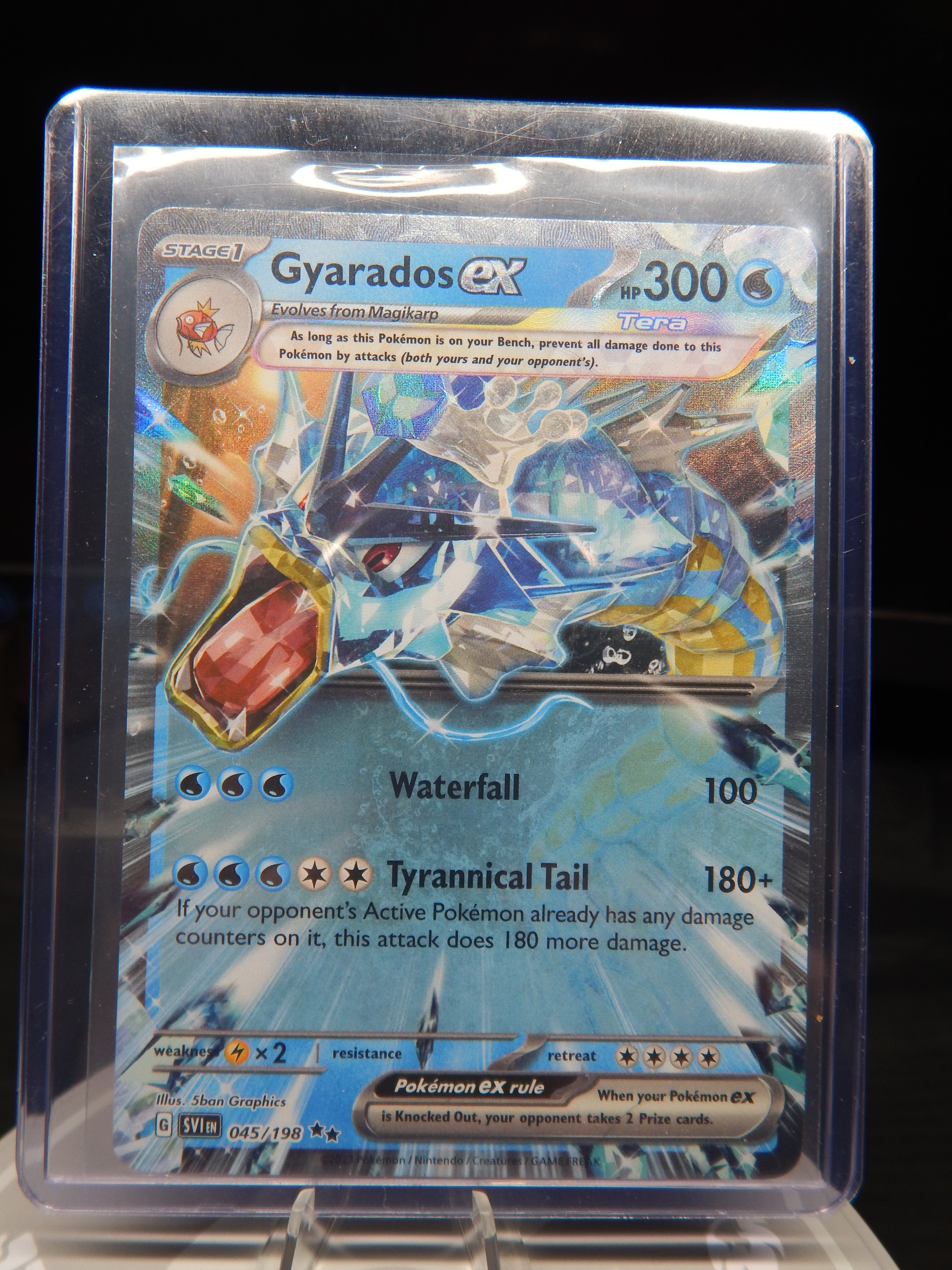 Gyarados ex 045/198 Double Rare Scarlet & Violet Pokemon