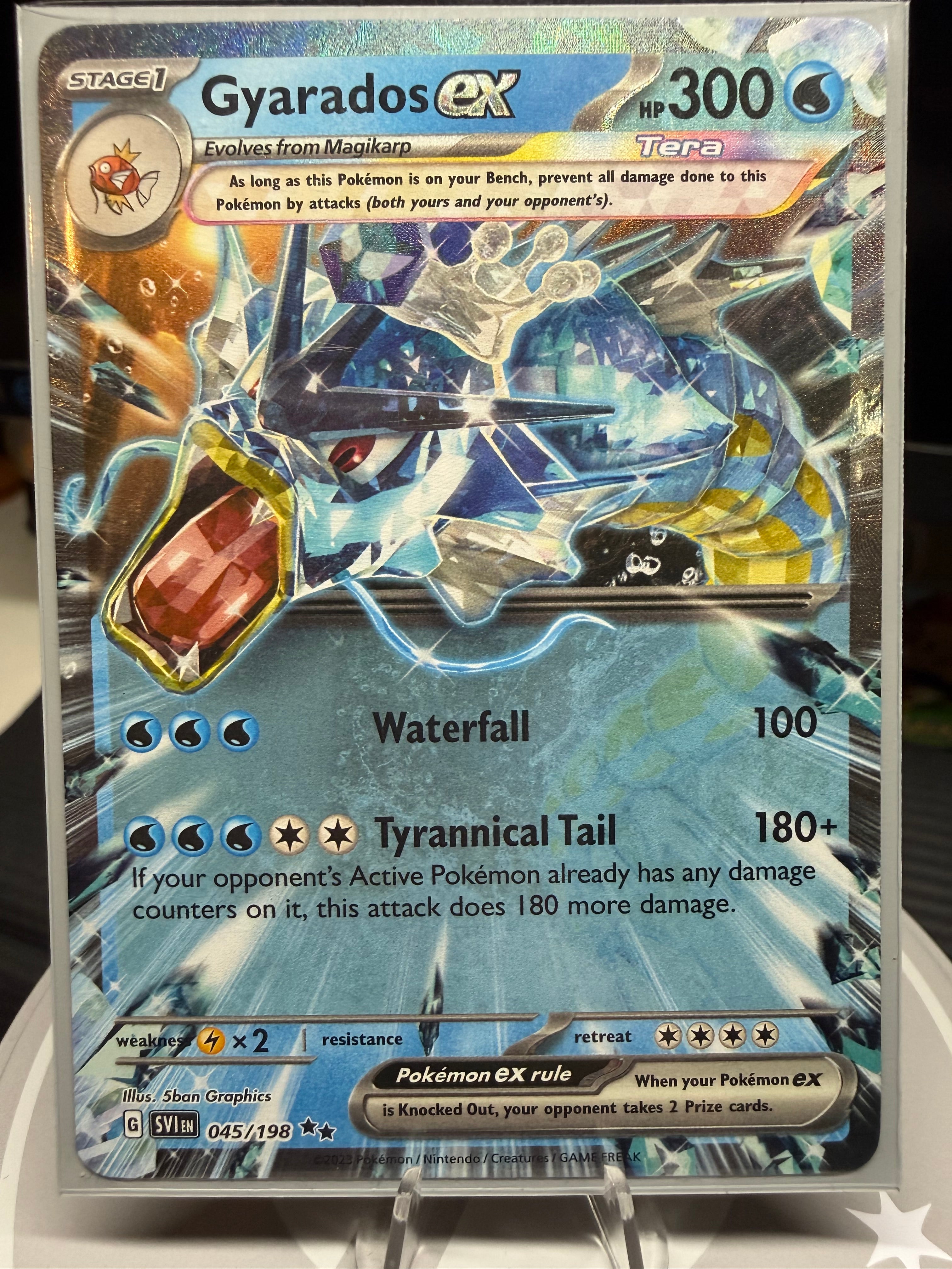 Gyarados ex 045/198 Double Rare Scarlet & Violet Pokemon