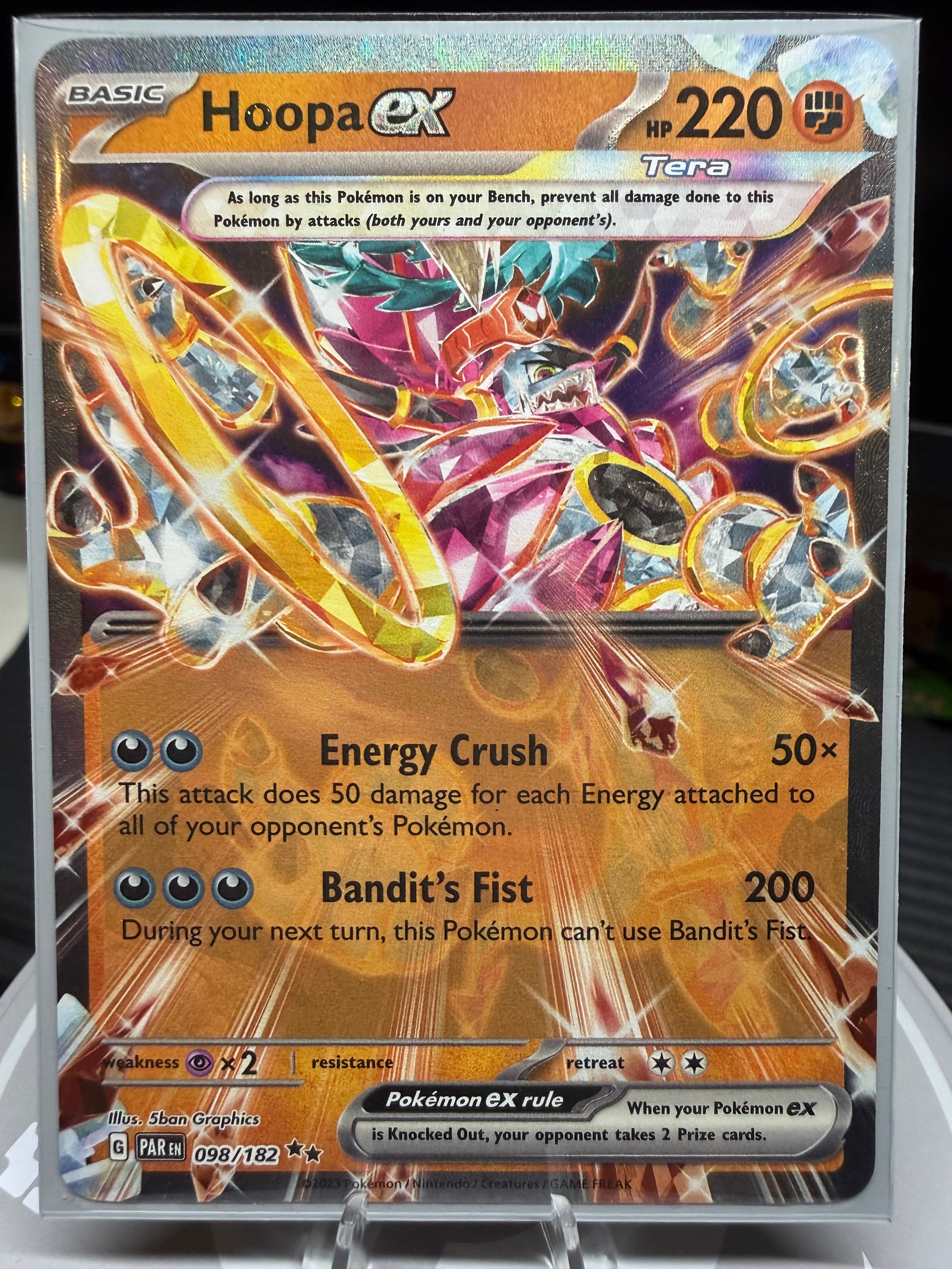 Hoopa ex - 098/182 - Double Rare - Paradox Rift