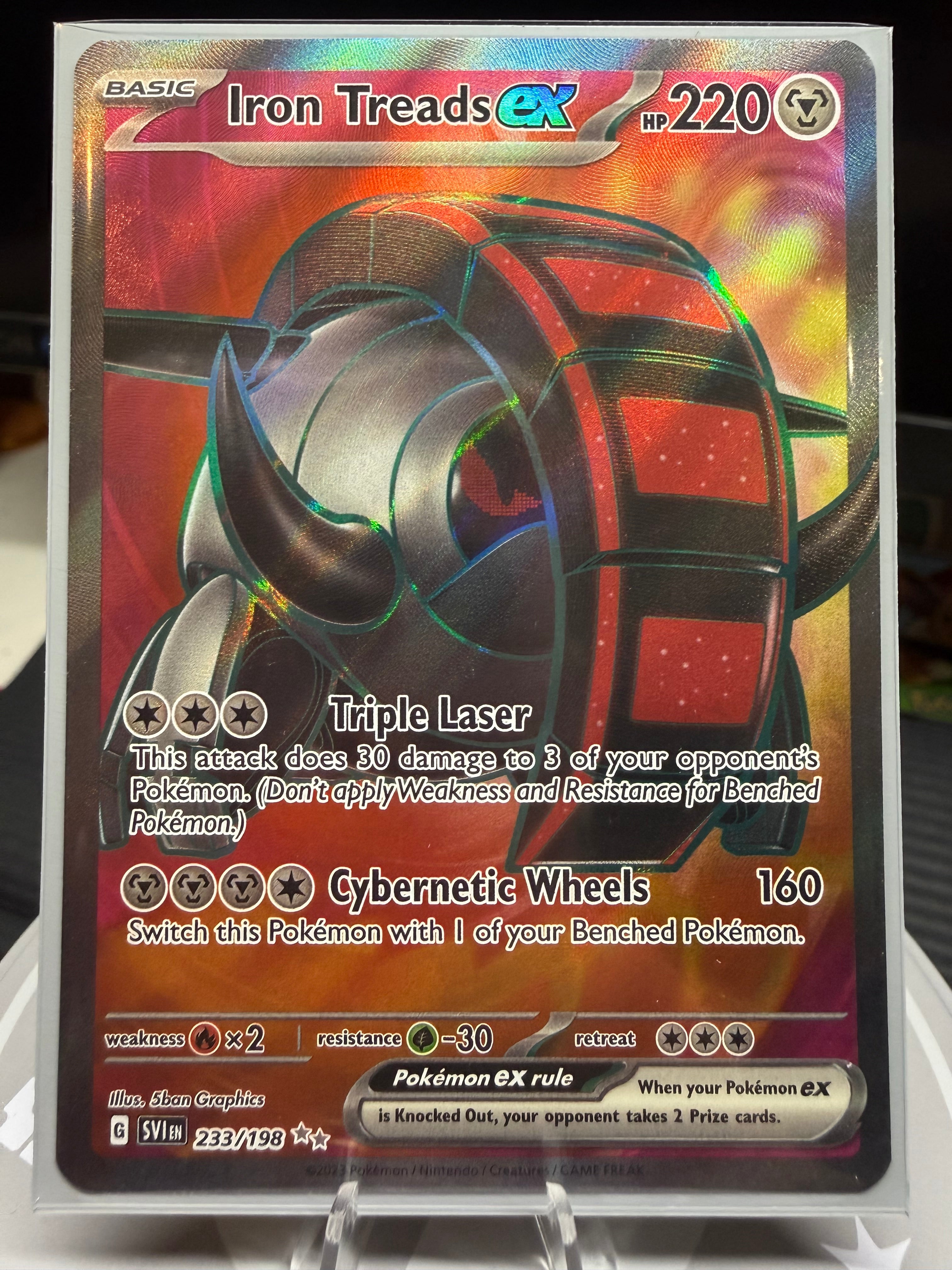 Iron Treads ex - 233/198 - Ultra Rare - Scarlet & Violet