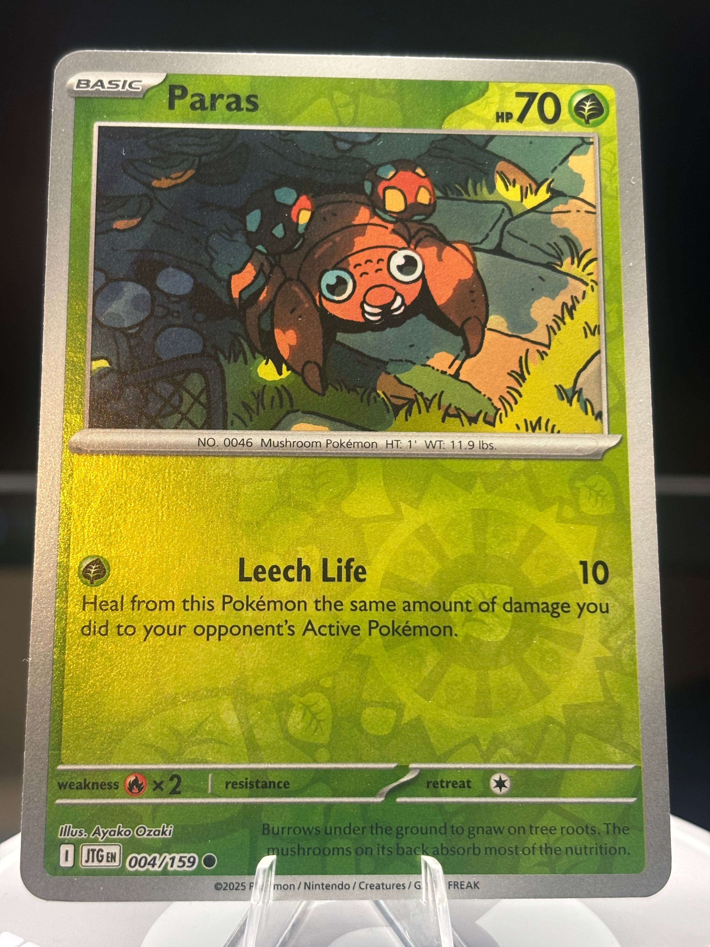 Paras - 004/159 - Reverse Holo - Journey Together