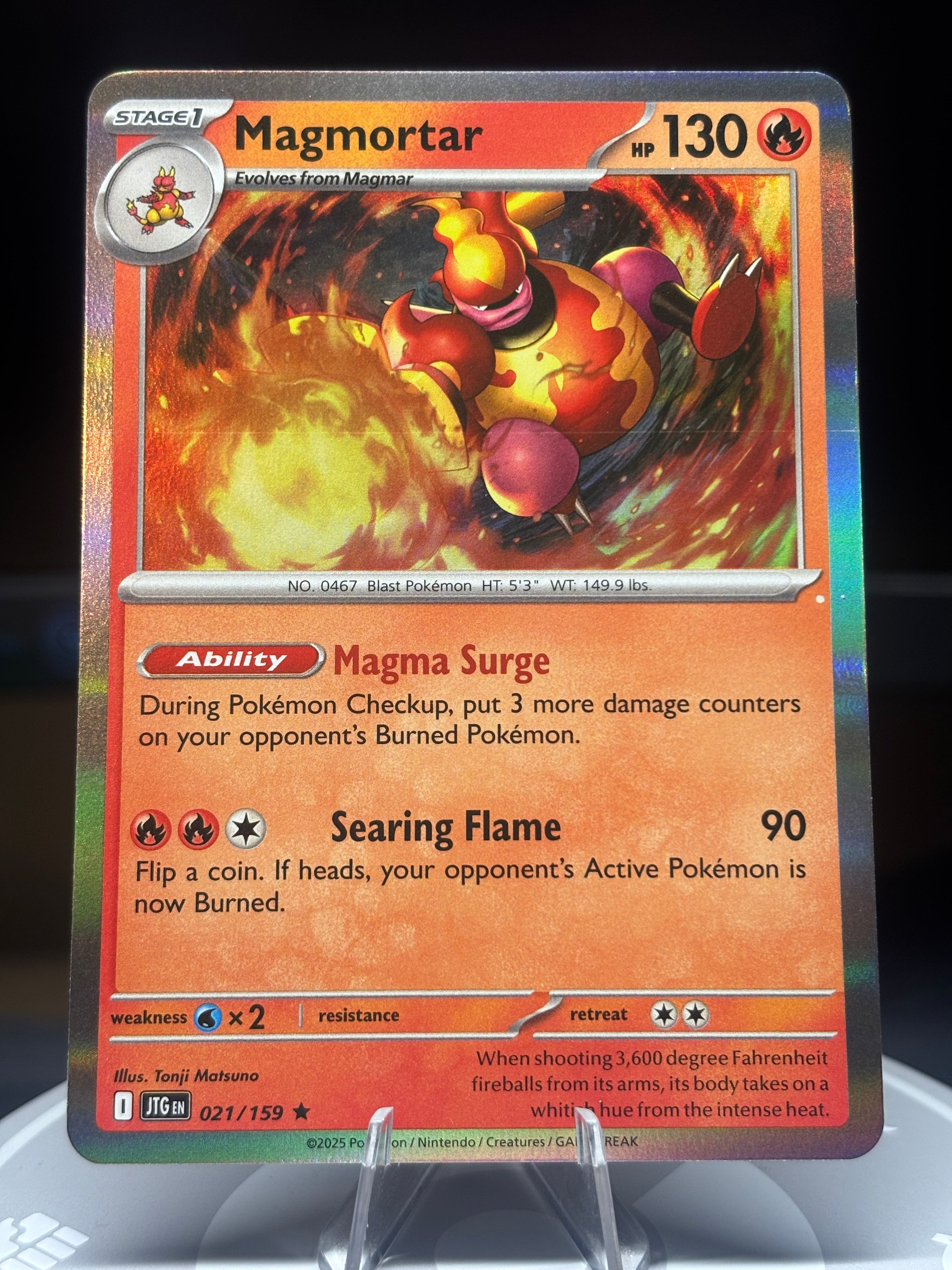 Magmortar - 021/159 - Holo - Journey Together