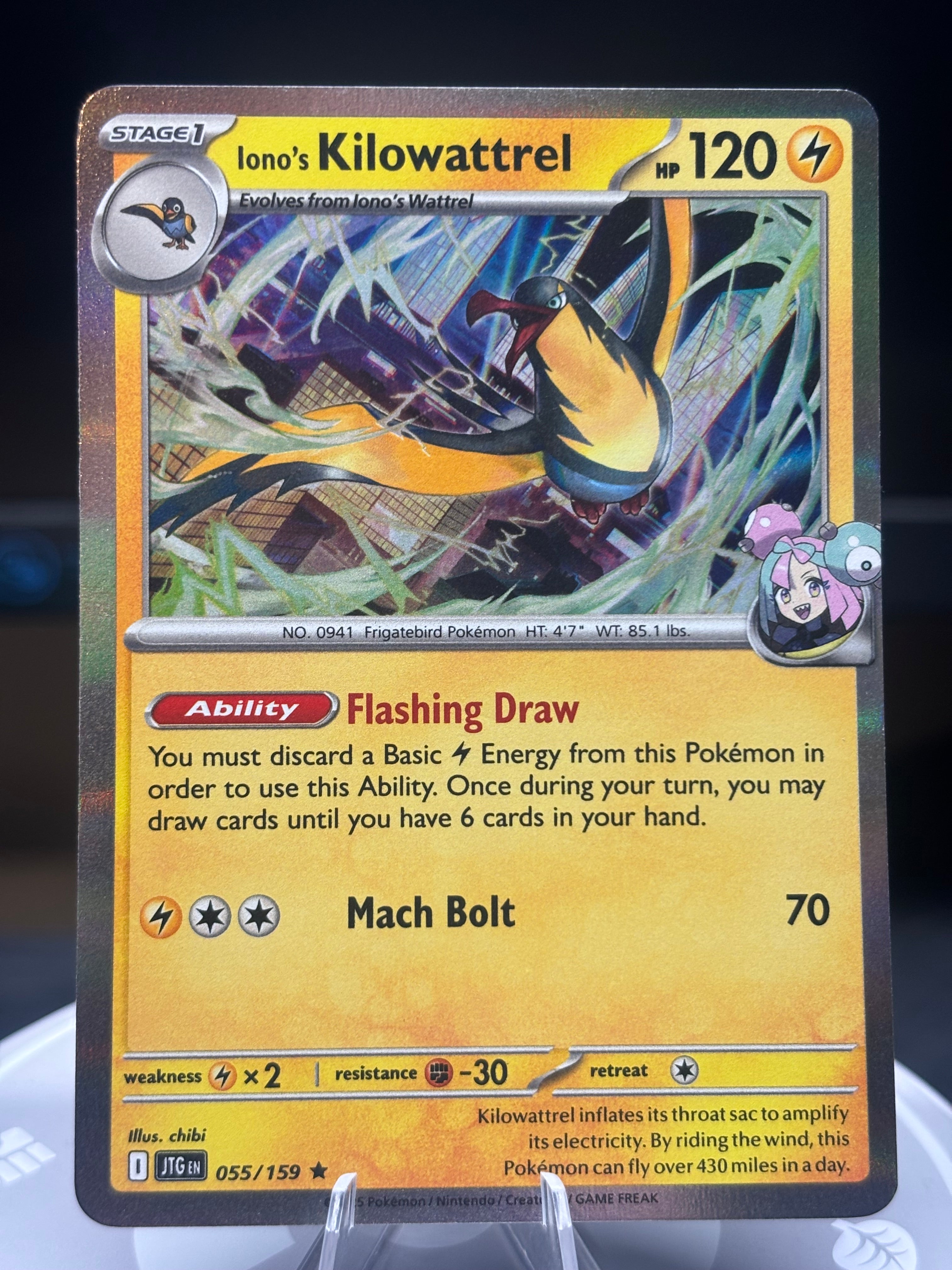 Iono's Kilowattrel - 055/159 - Holo - Journey Together
