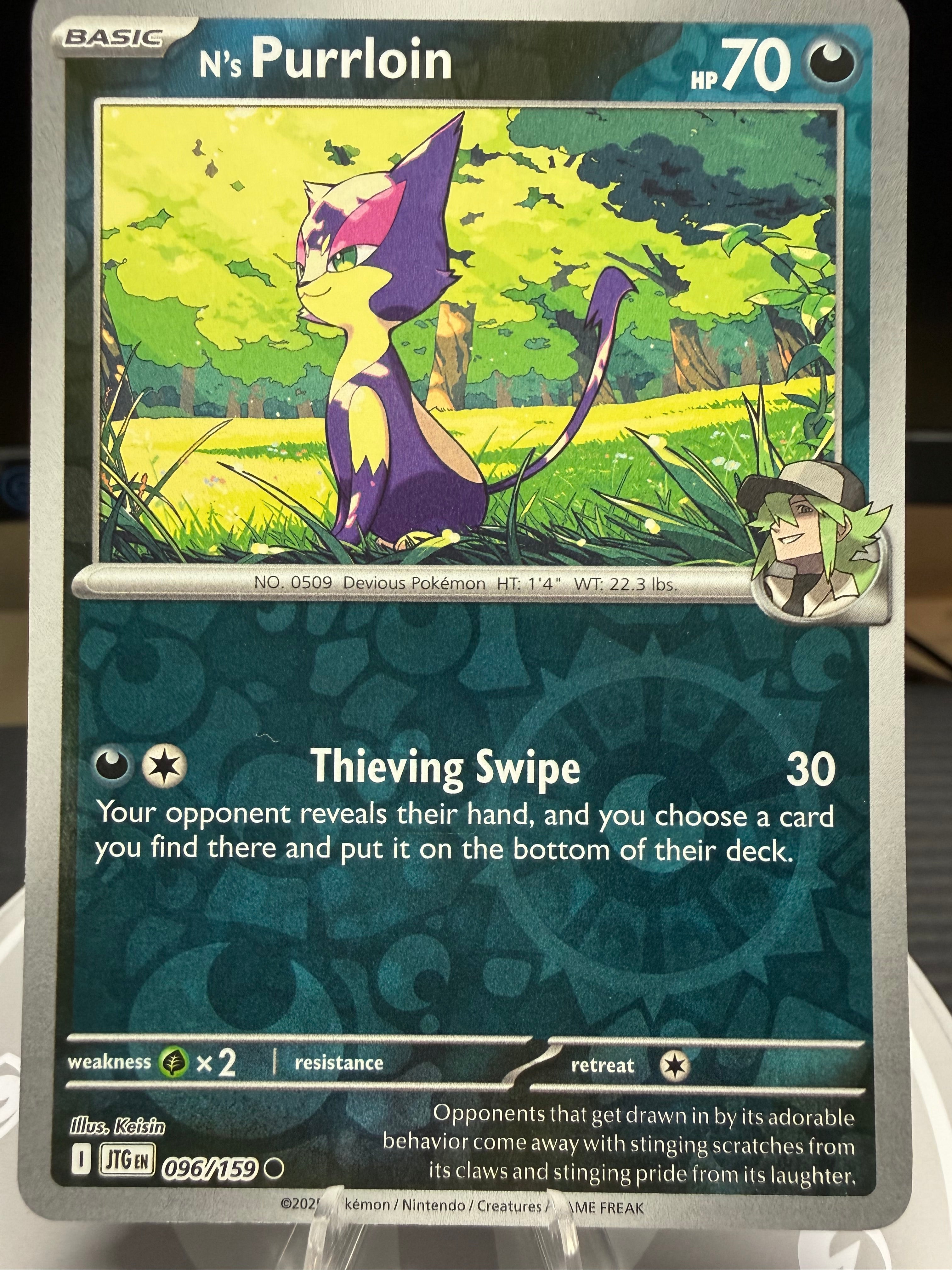 N's Purrloin - 096/159 - Reverse Holo - Journey Together