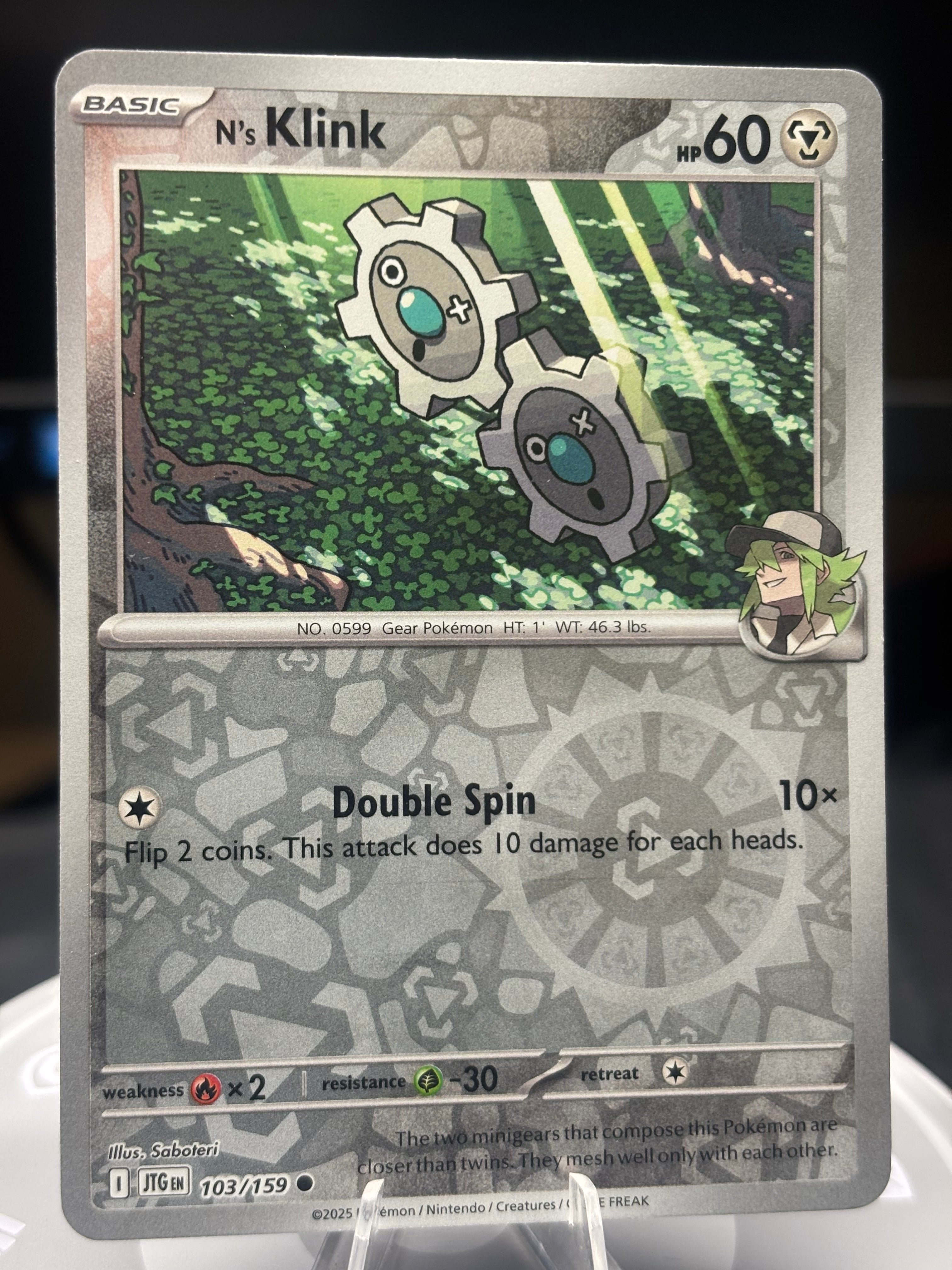 N's Klink - 103/159 - Reverse Holo - Journey Together