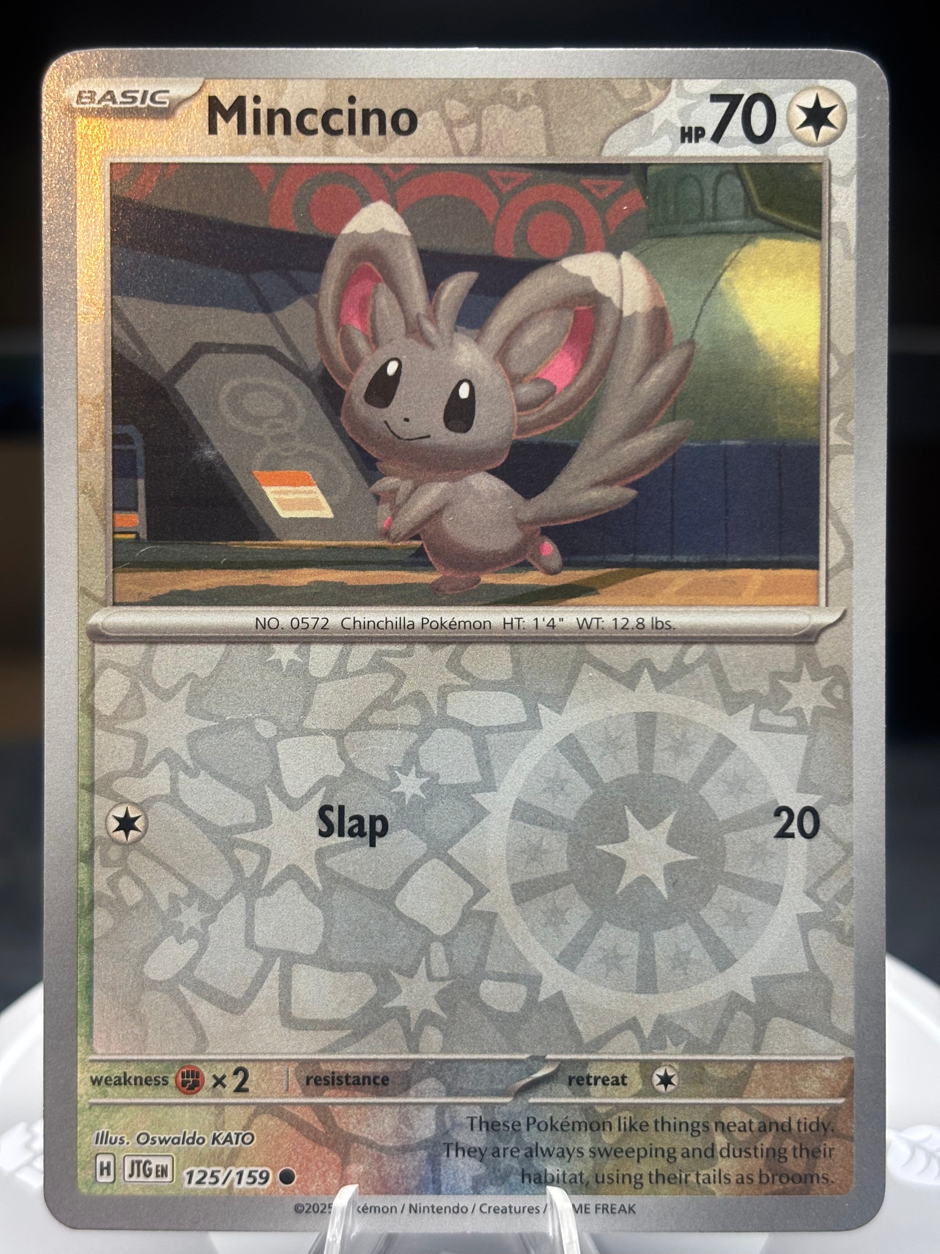 Pokemon Minccino 125/159 Journey Together Reverse Holo