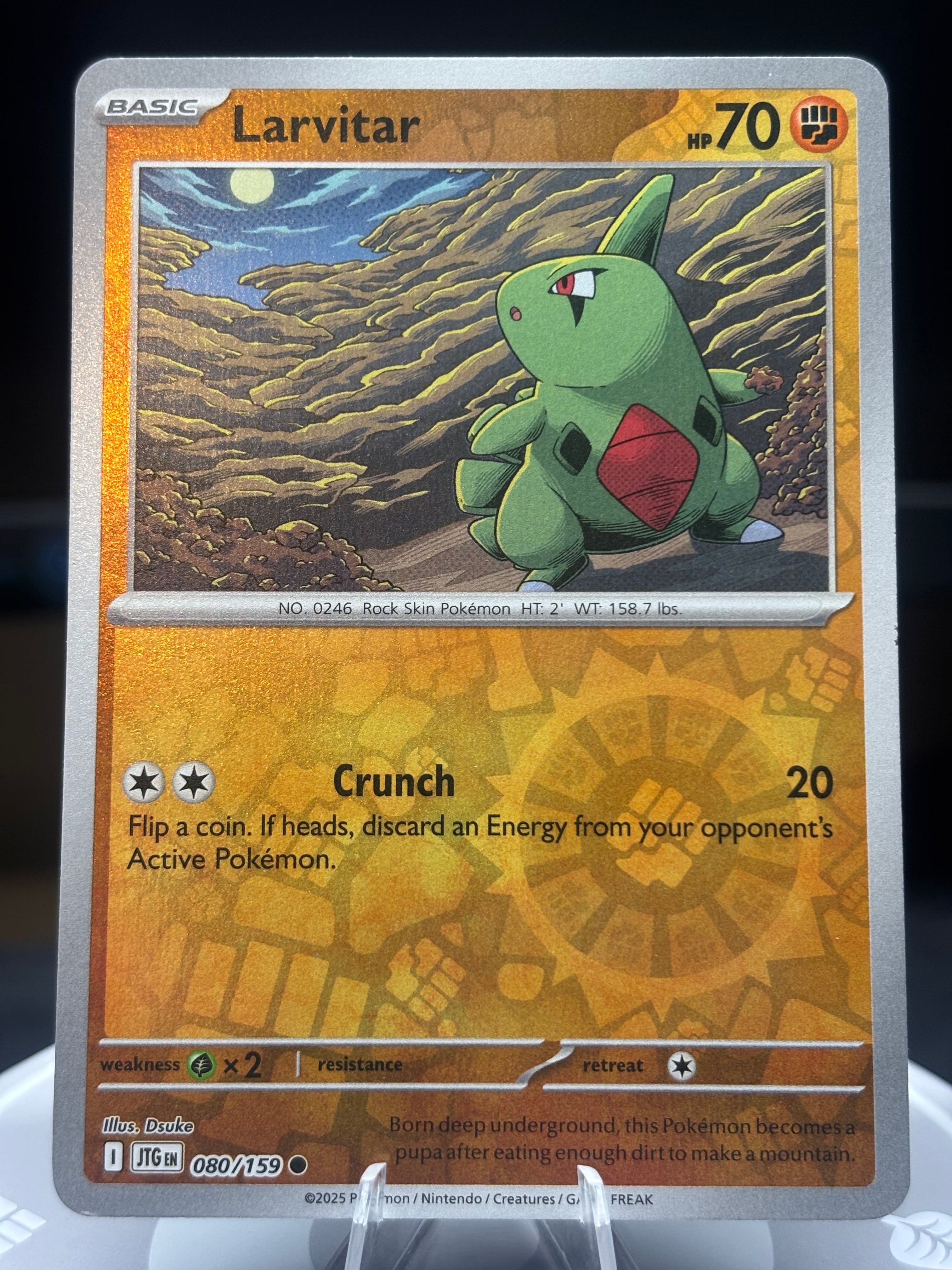 Larvitar - 080/159 - Reverse Holo - Journey Together