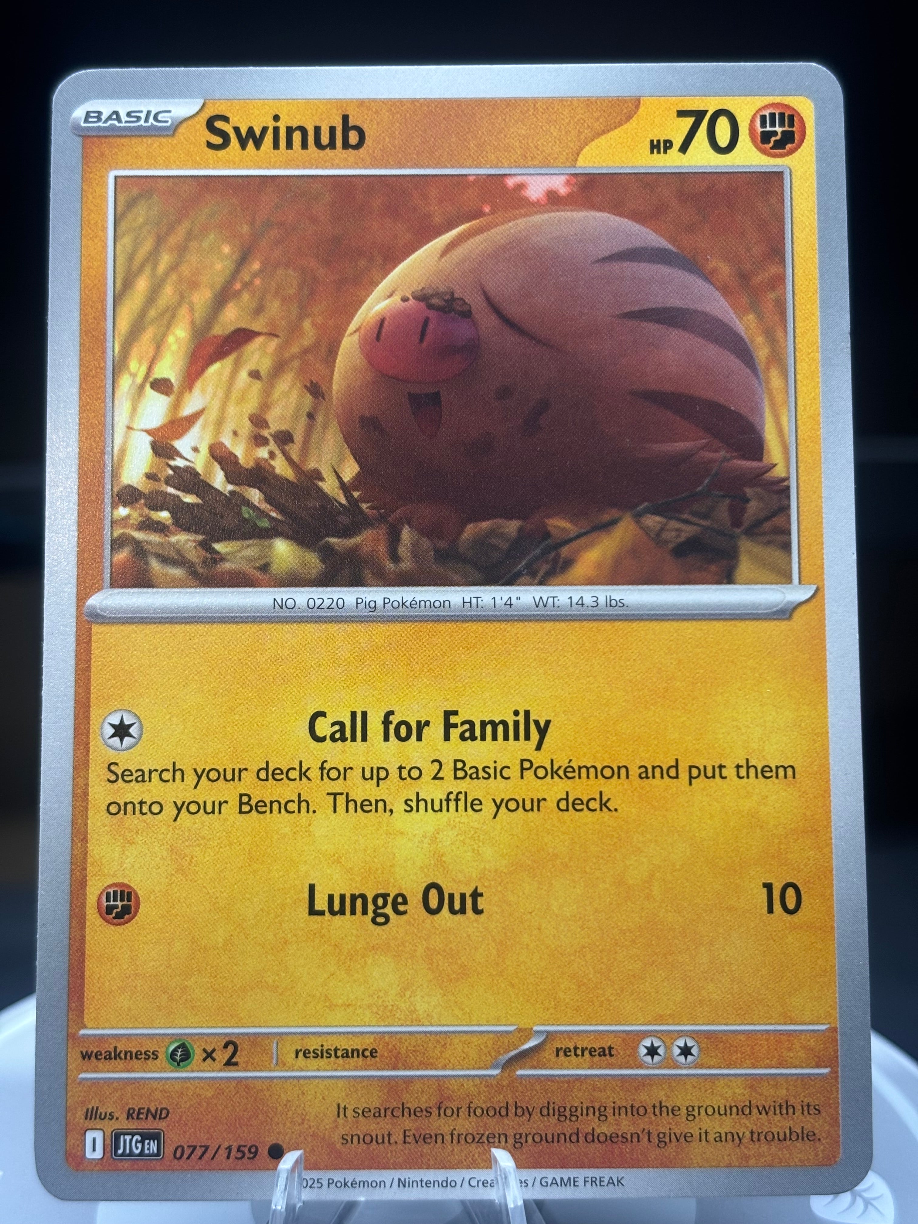 Swinub - 077/159 - Journey Together