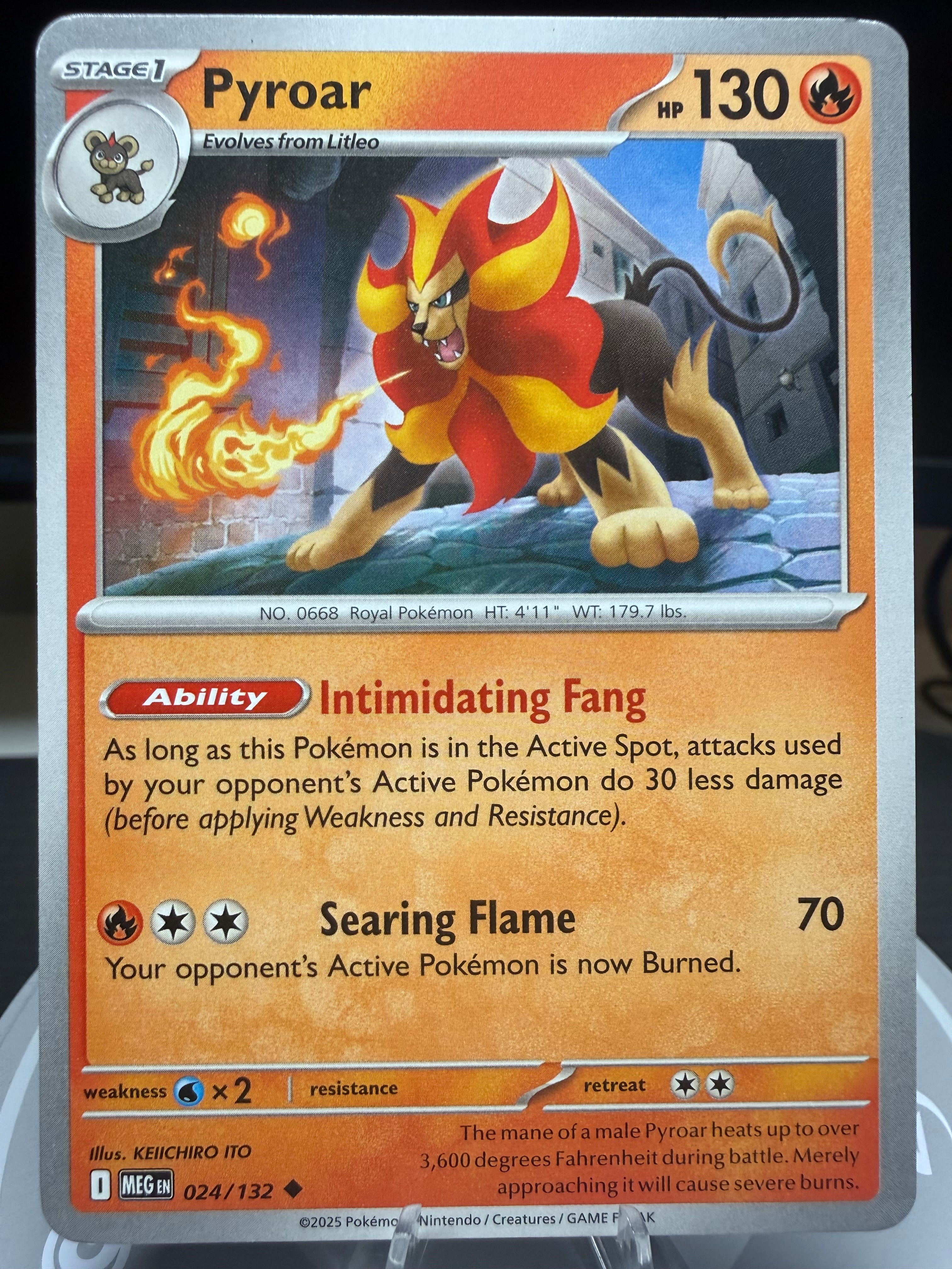 PYROAR - 024/132 - Mega Evolution