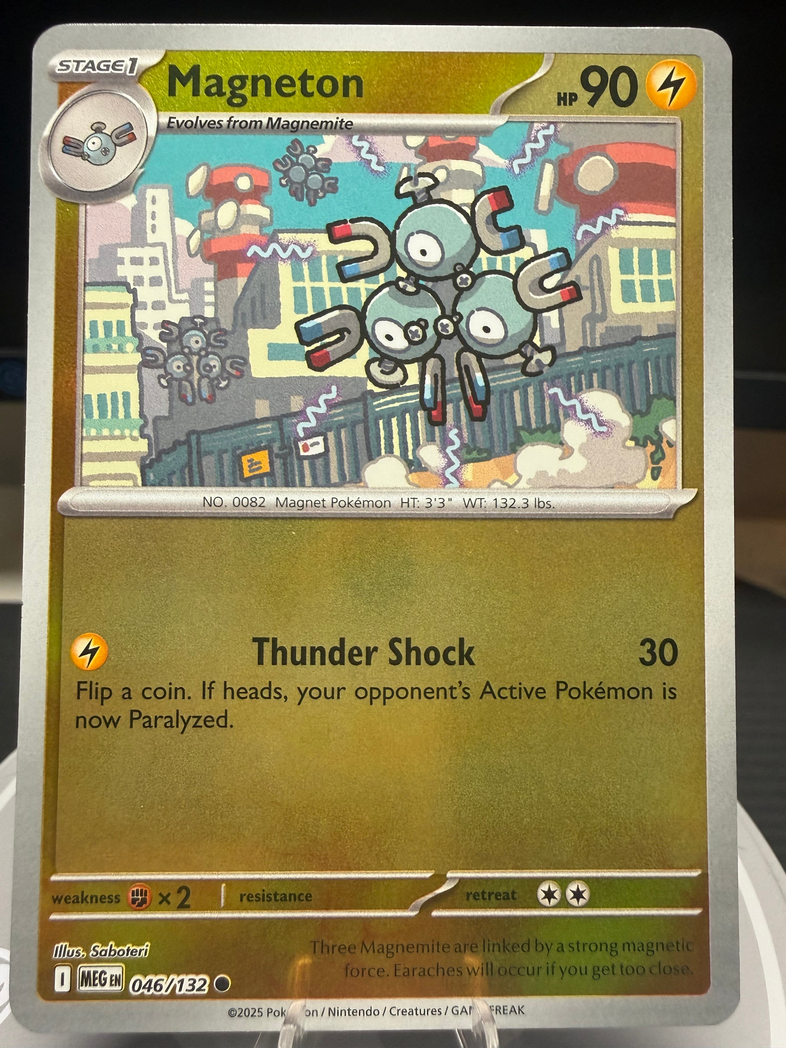 Magneton - 046/132 - Reverse Holo - Mega Evolution