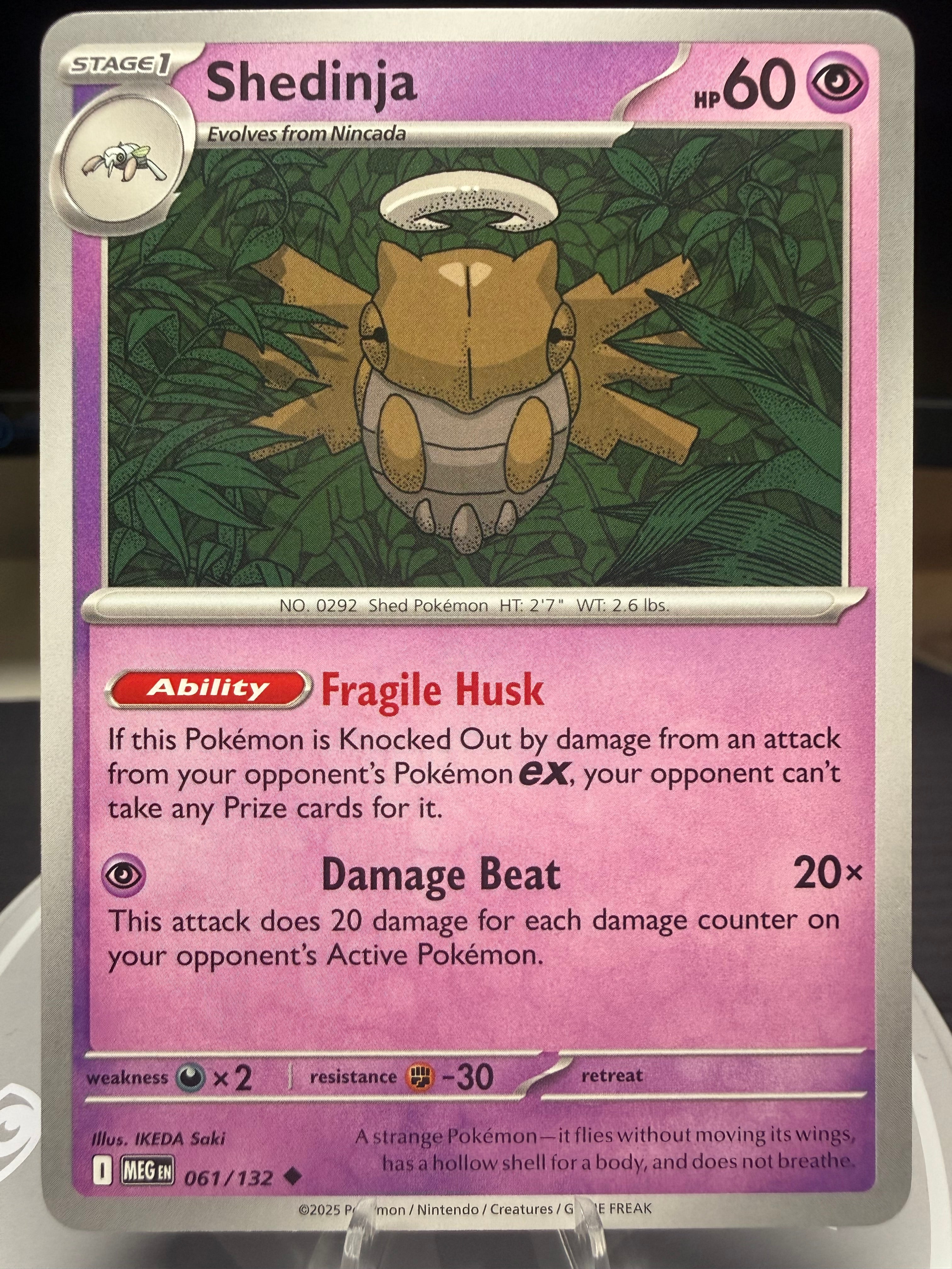 Shedinja - 061/132 - Reverse Holo - Mega Evolution