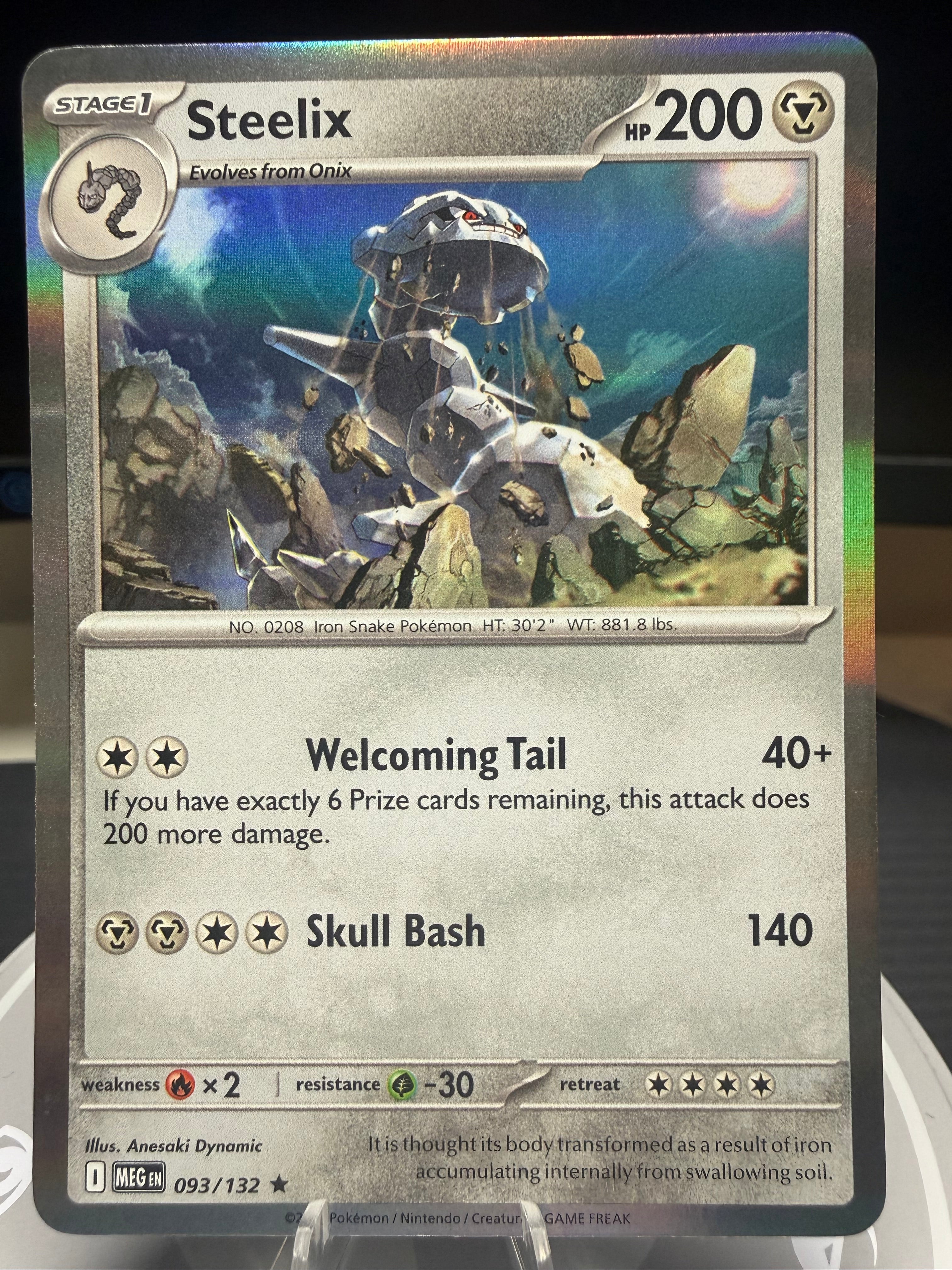 Steelix - 093/132 - Holo - Mega Evolution
