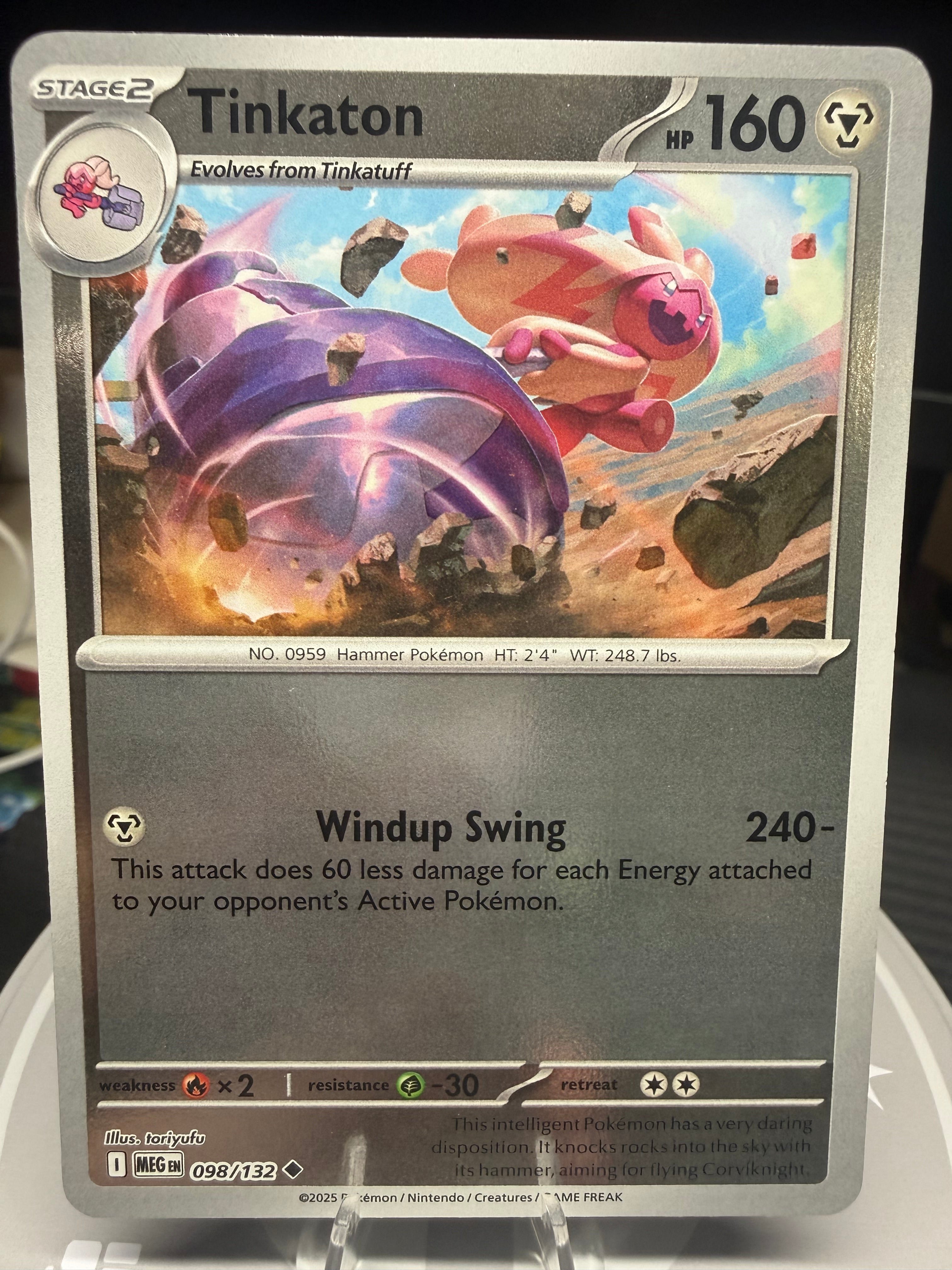 Tinkaton (Reverse Holo) 098 /132 - Mega Evolution