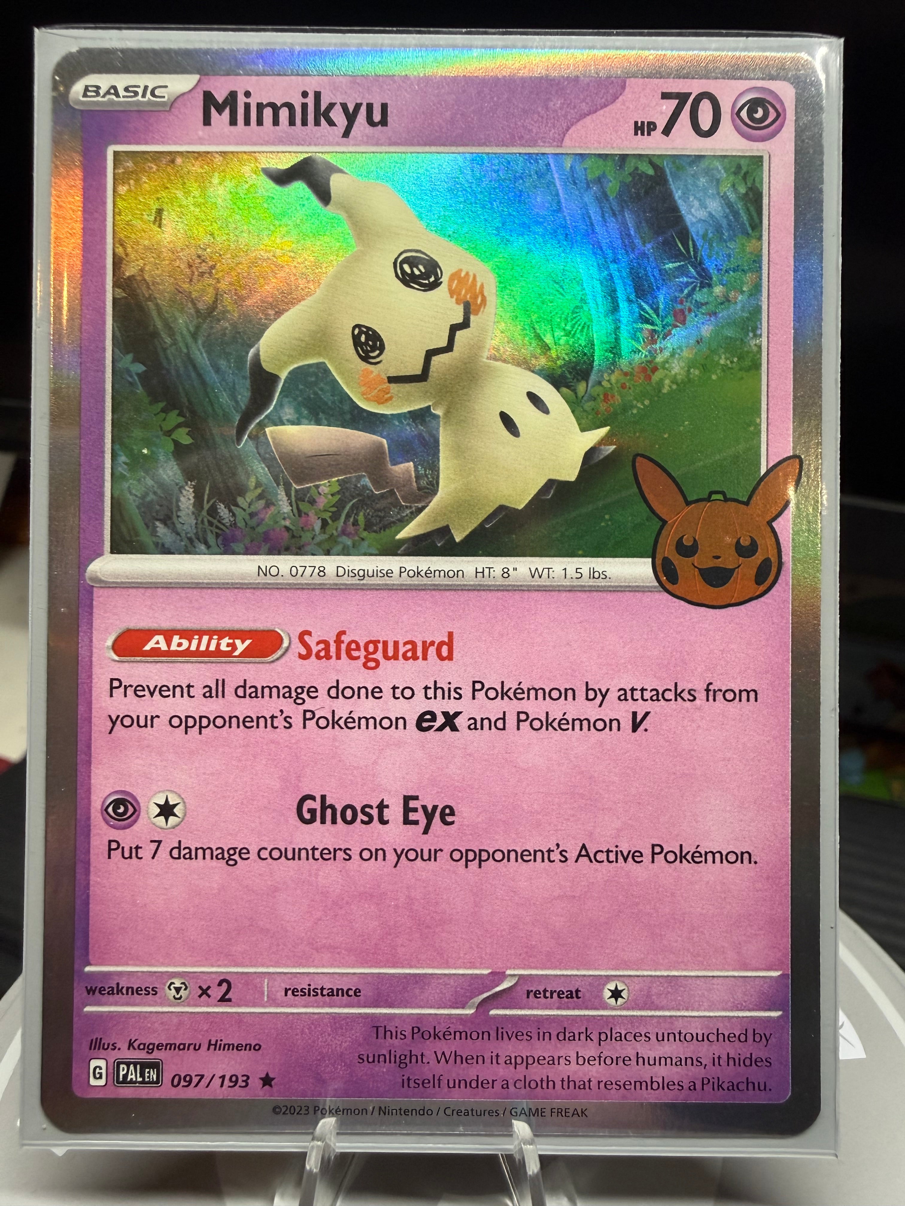 Mimikyu - 097/193 - Holo Rare -Trick or Trade