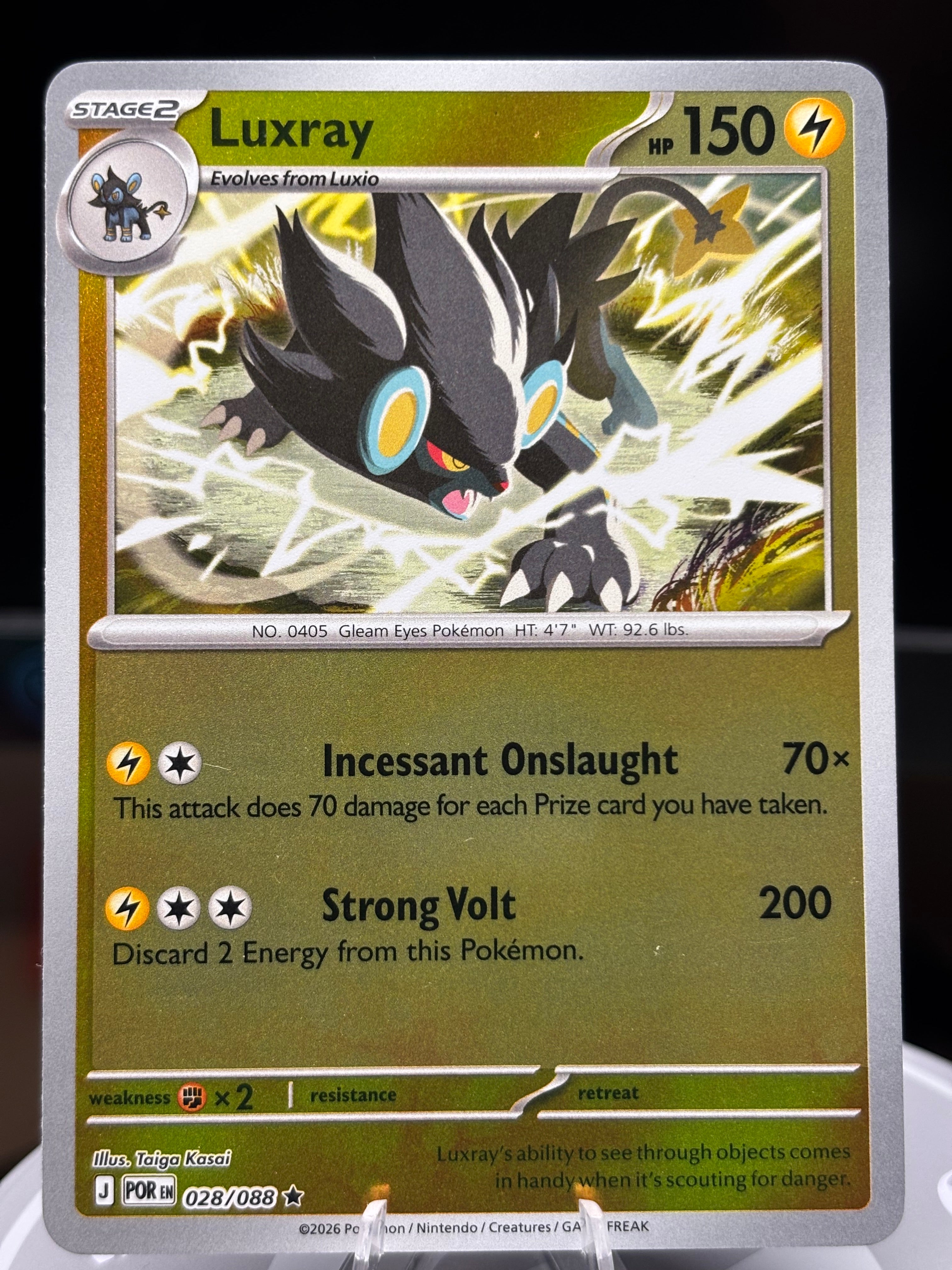 Luxray - 028/088 - Reverse Holo - Perfect Order