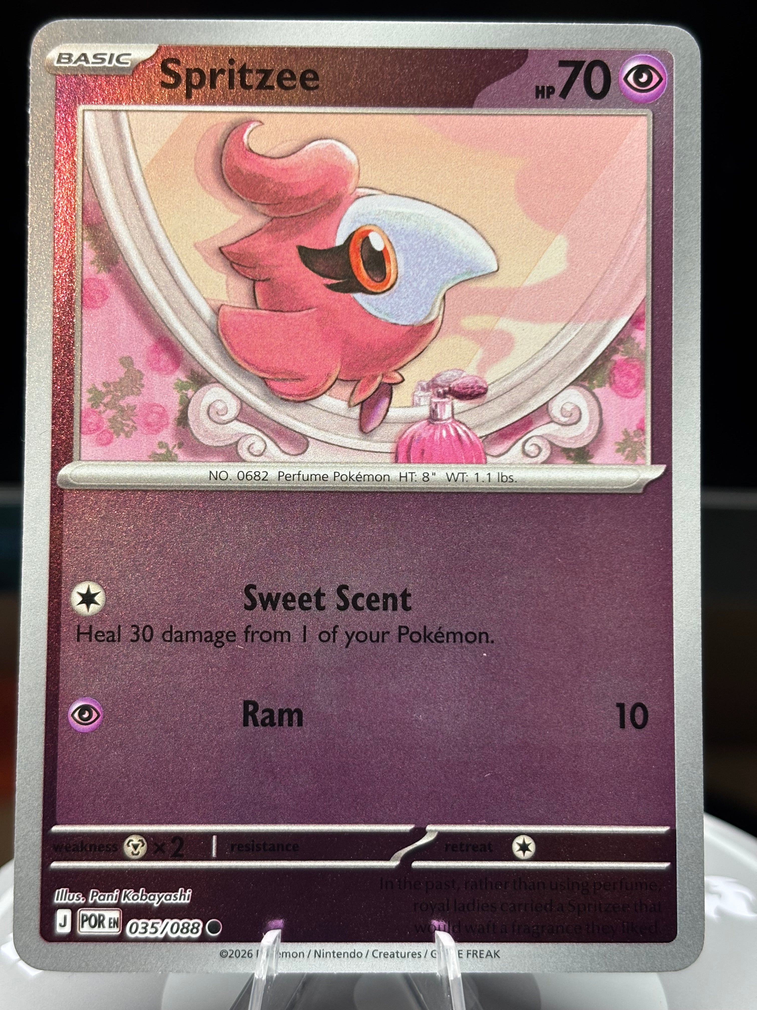 035/088 - Spritzee - Reverse Holo - Perfect Order