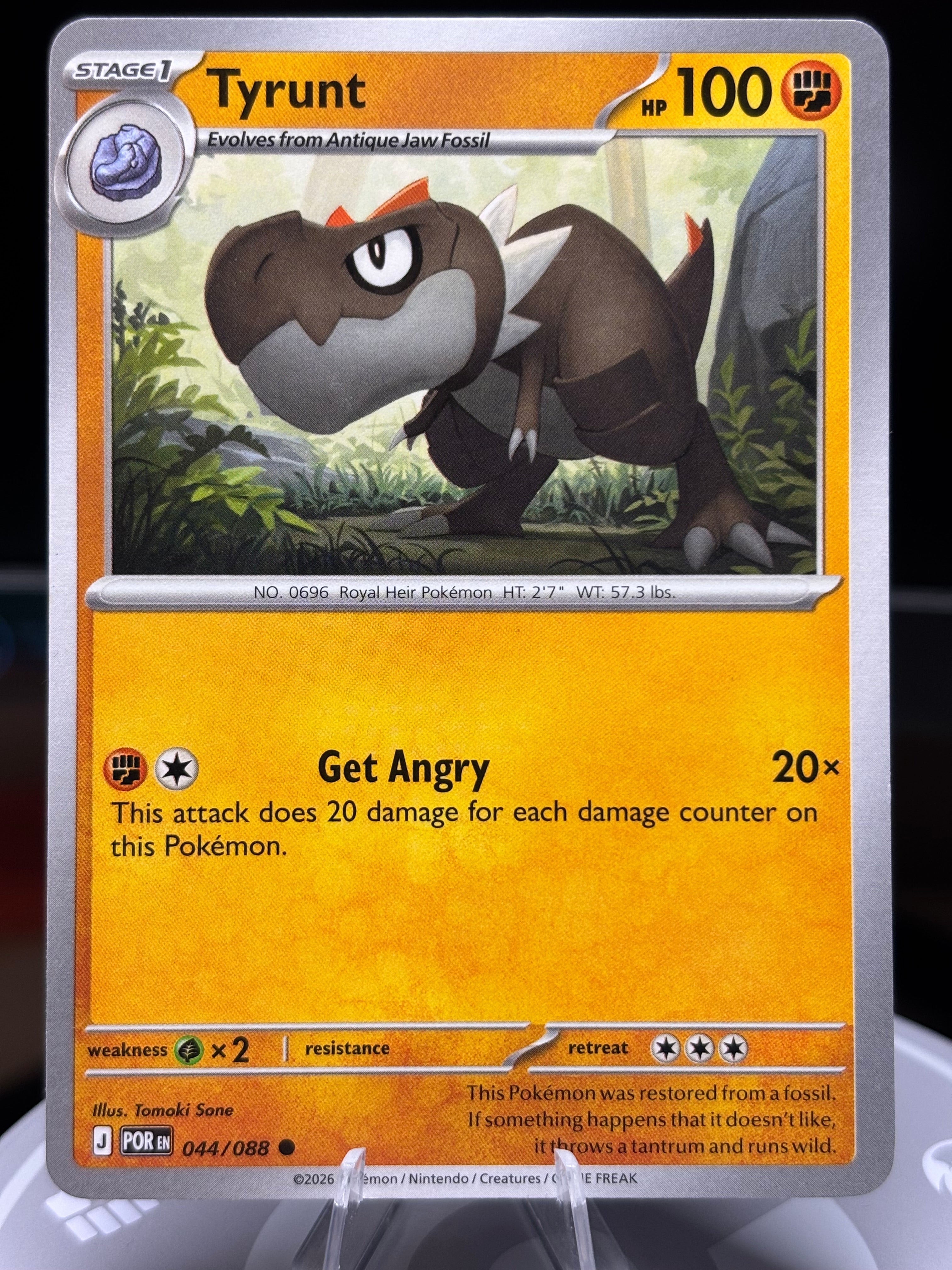 Tyrunt 044/088 - Pokemon Card- Perfect Order