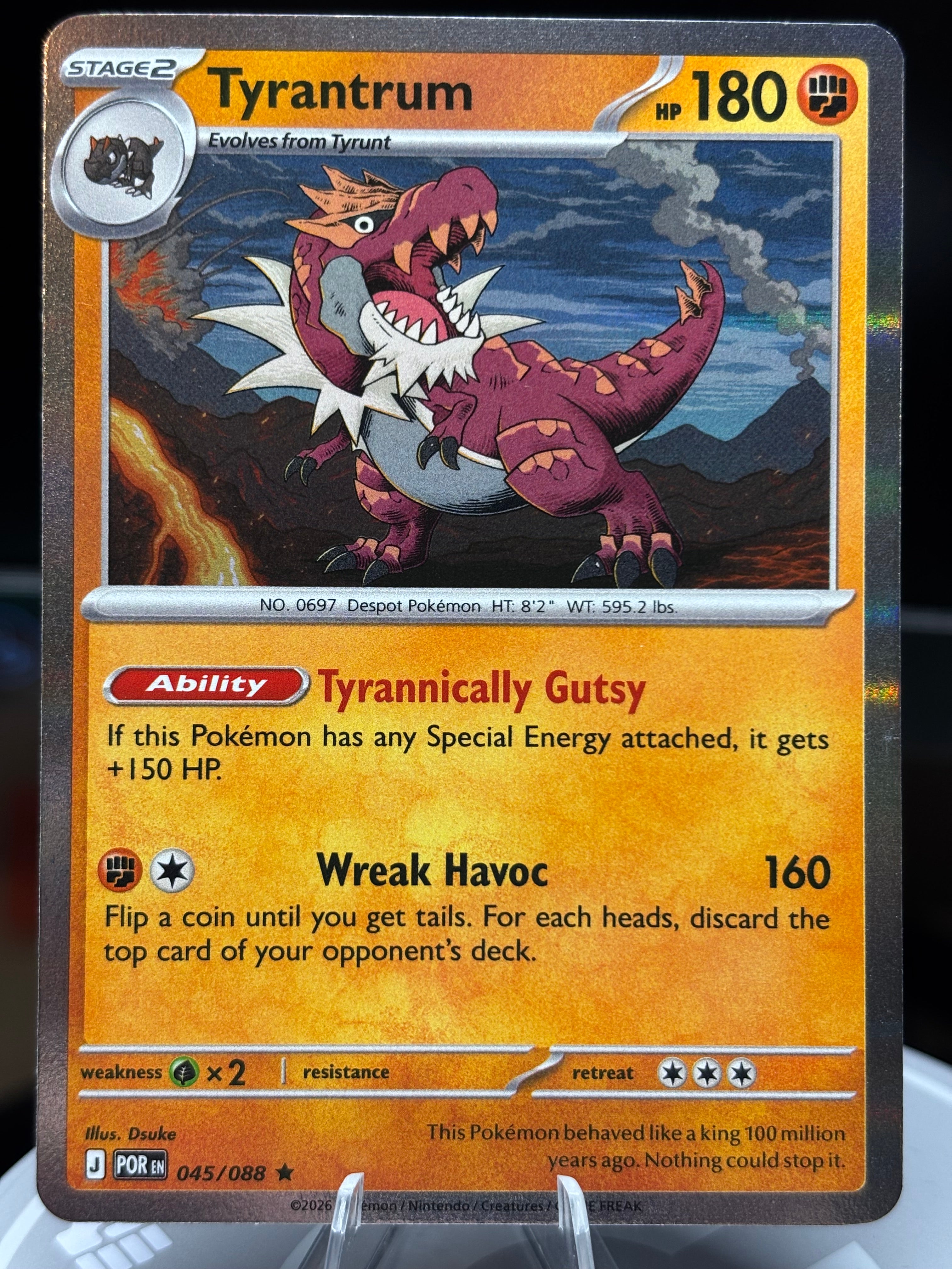 Tyrantrum - 045/088 - Holo Rare - Perfect Order