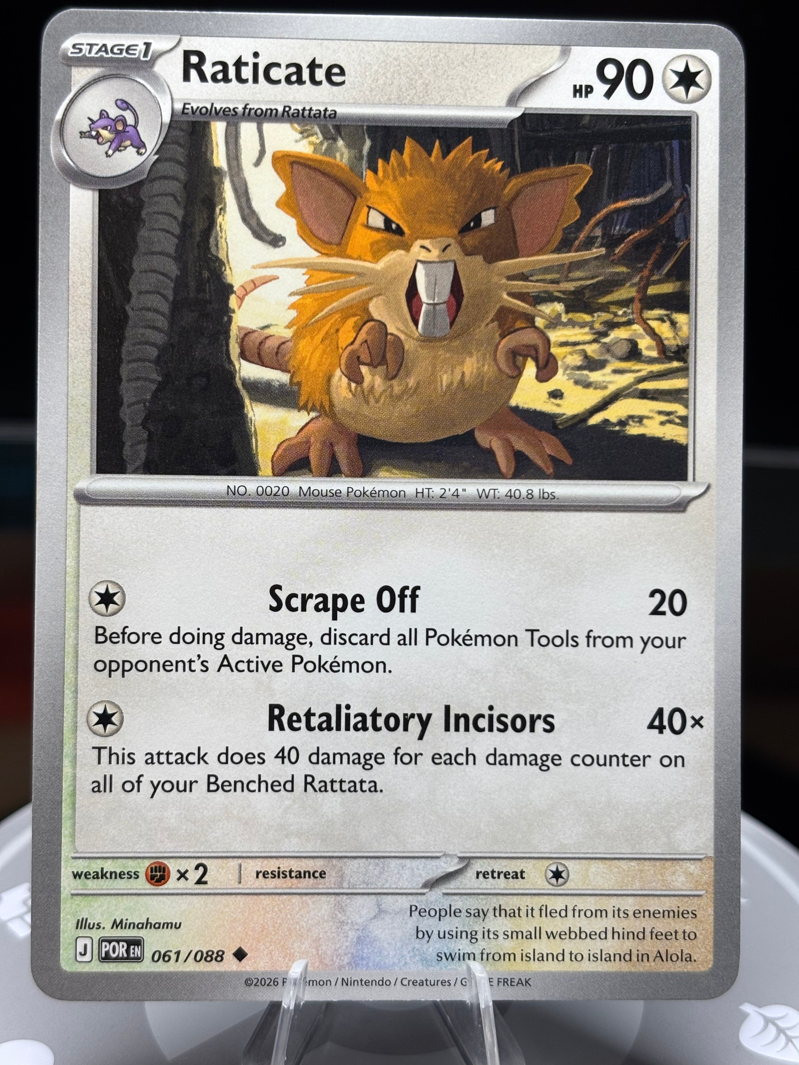 Raticate 061/088 Perfect Order