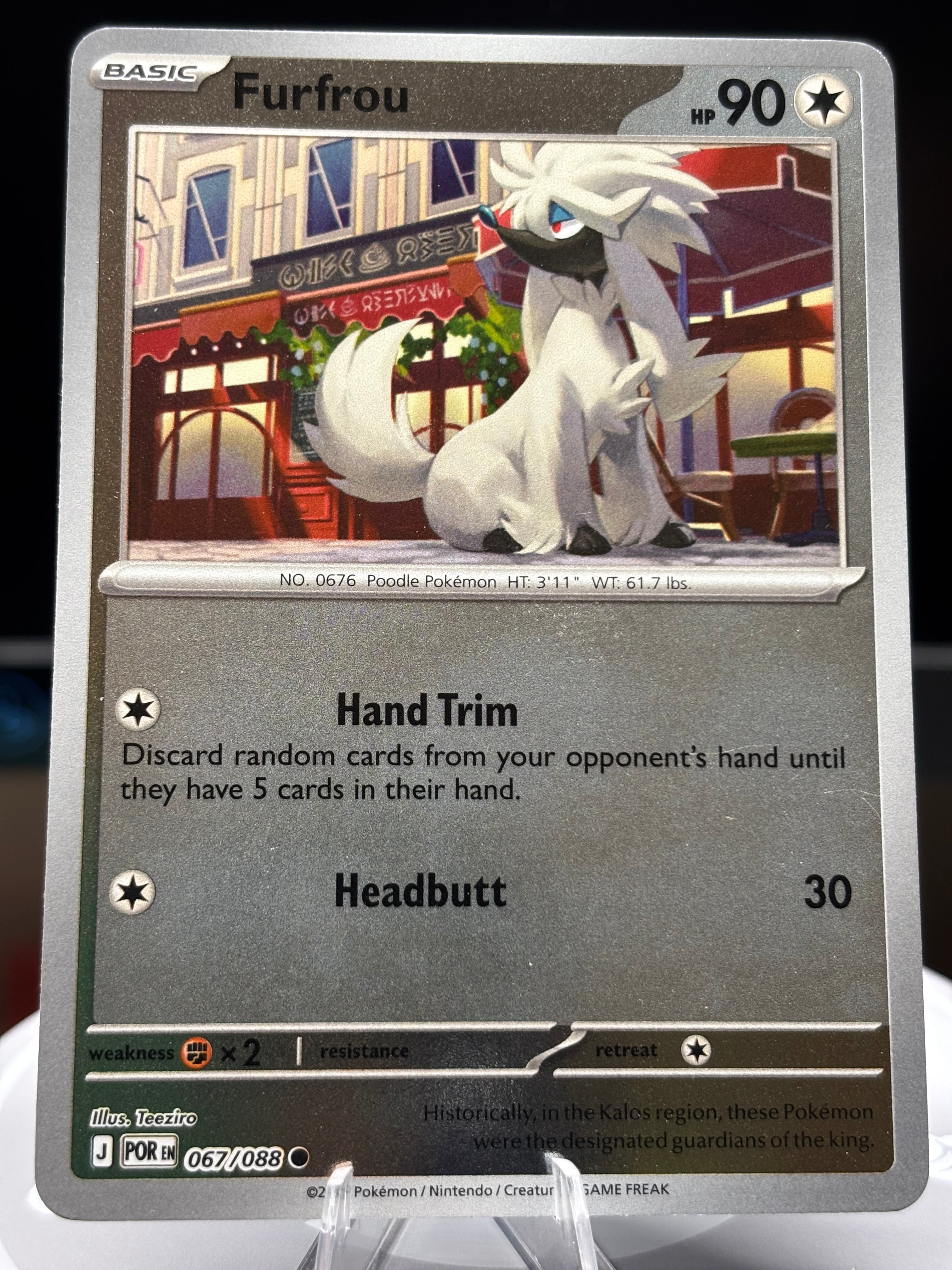 Furfrou 067/088 - Reverse Holo - Perfect Order