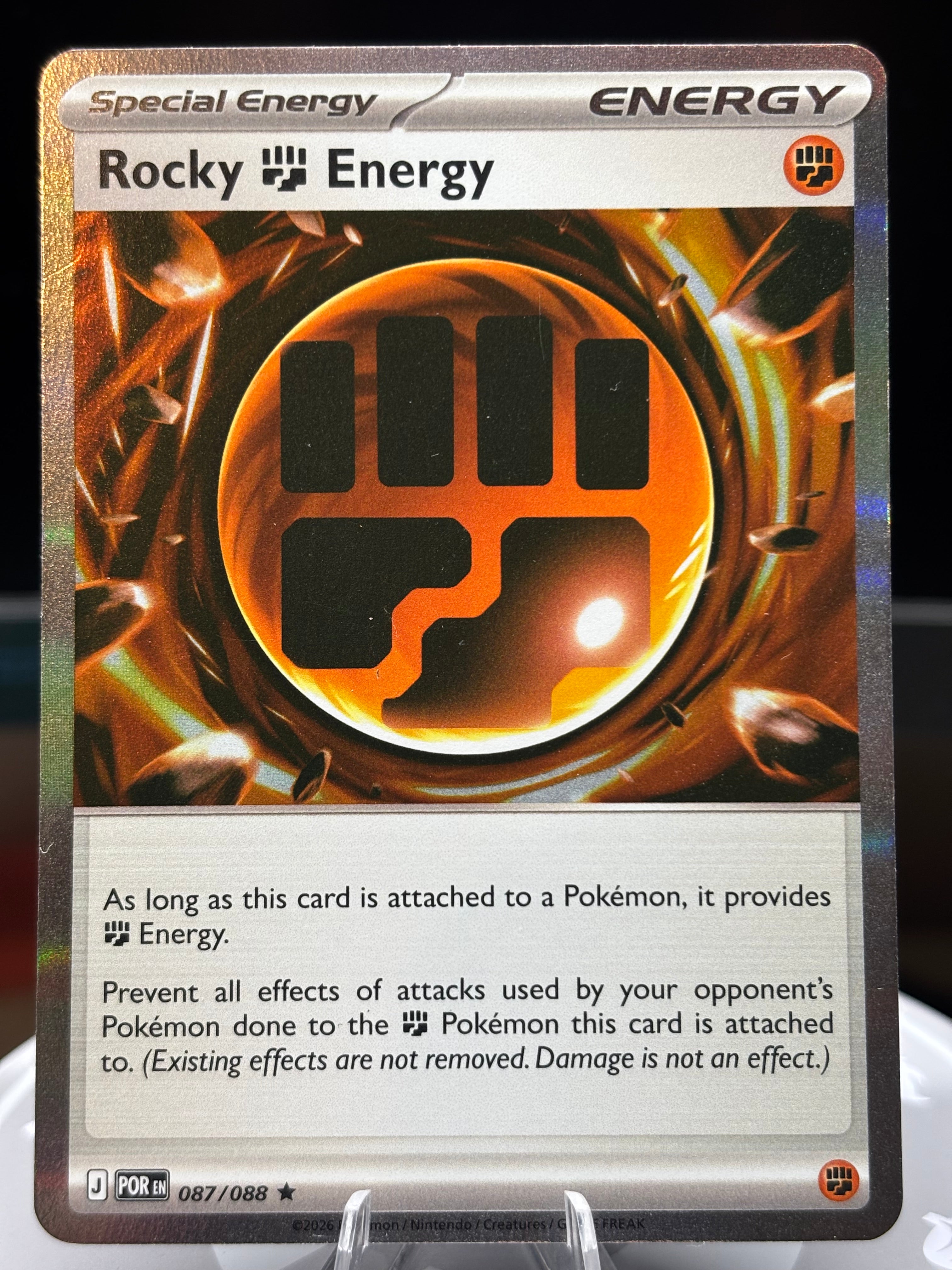 Rocky Energy - 087/088 - Holo Rare - Perfect Order