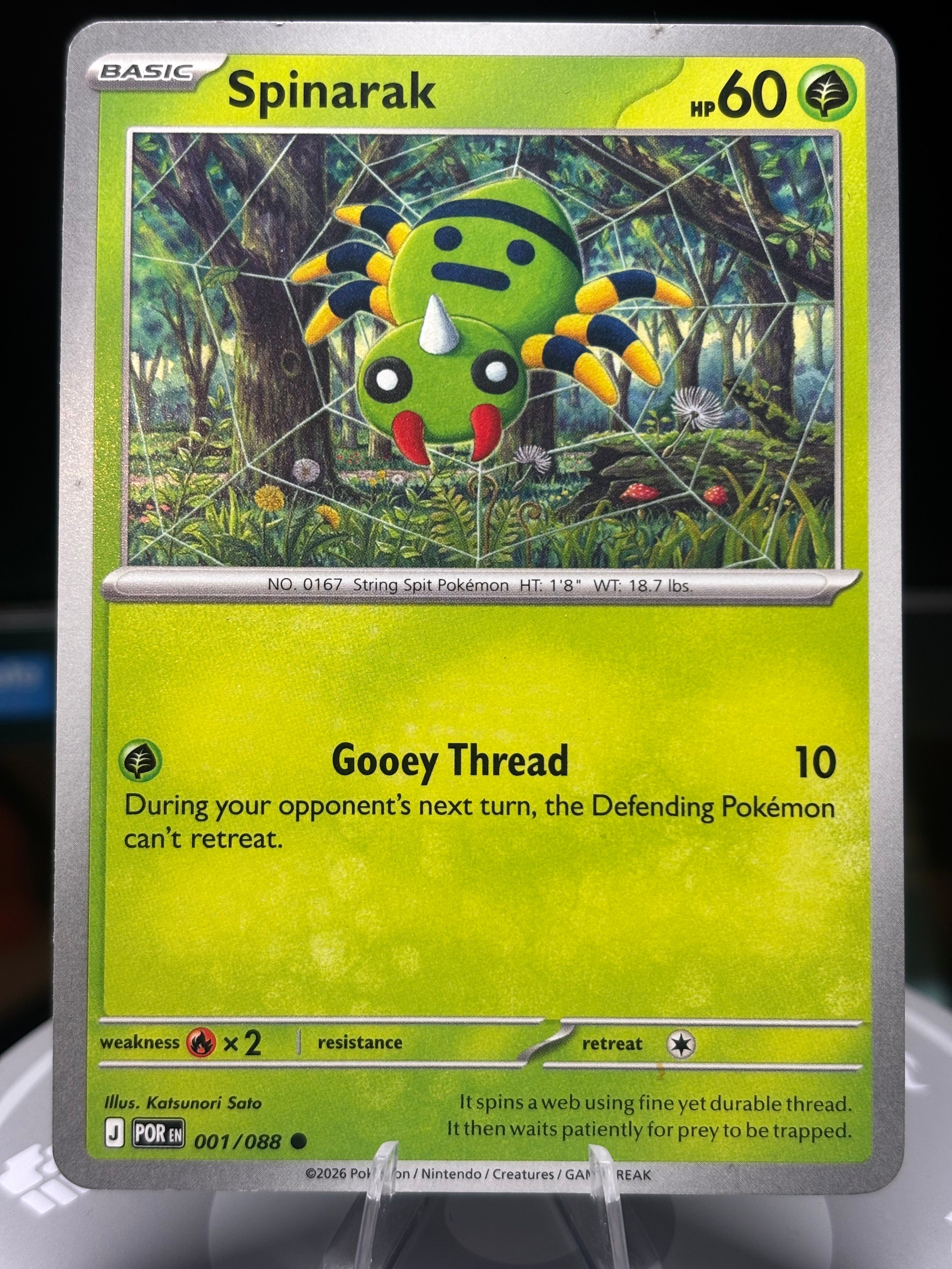 Pokemon -Perfect Order - 001/088 Spinarak