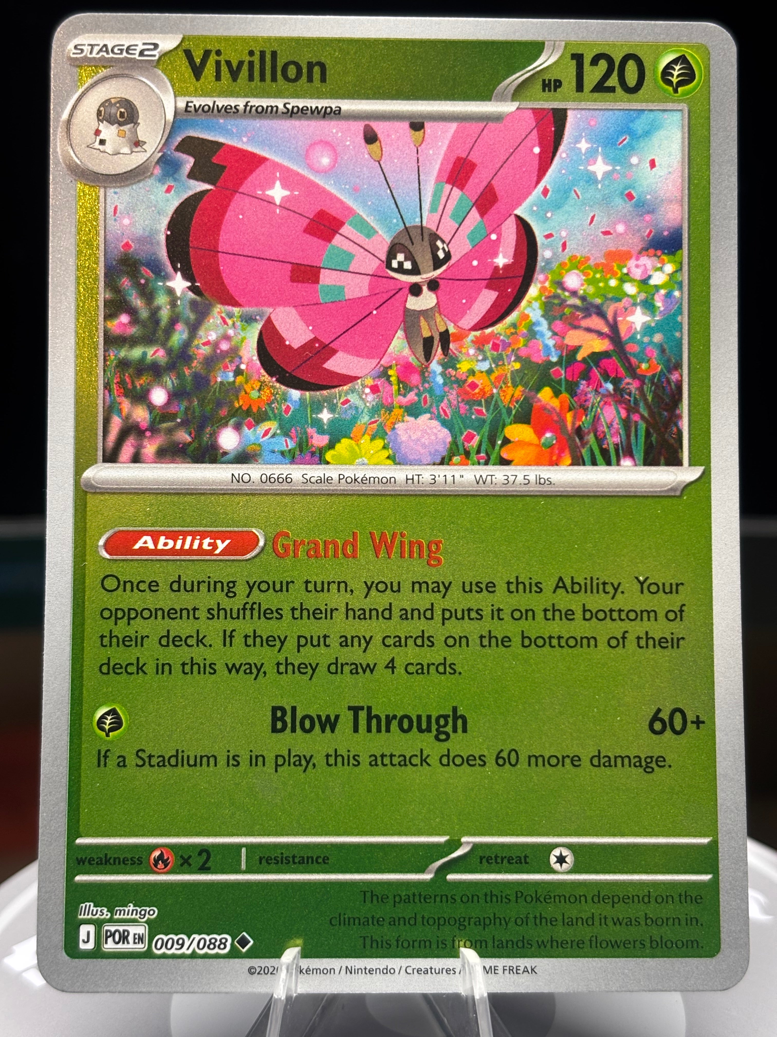 Vivillon - 009/088 - Reverse Holo - Perfect Order