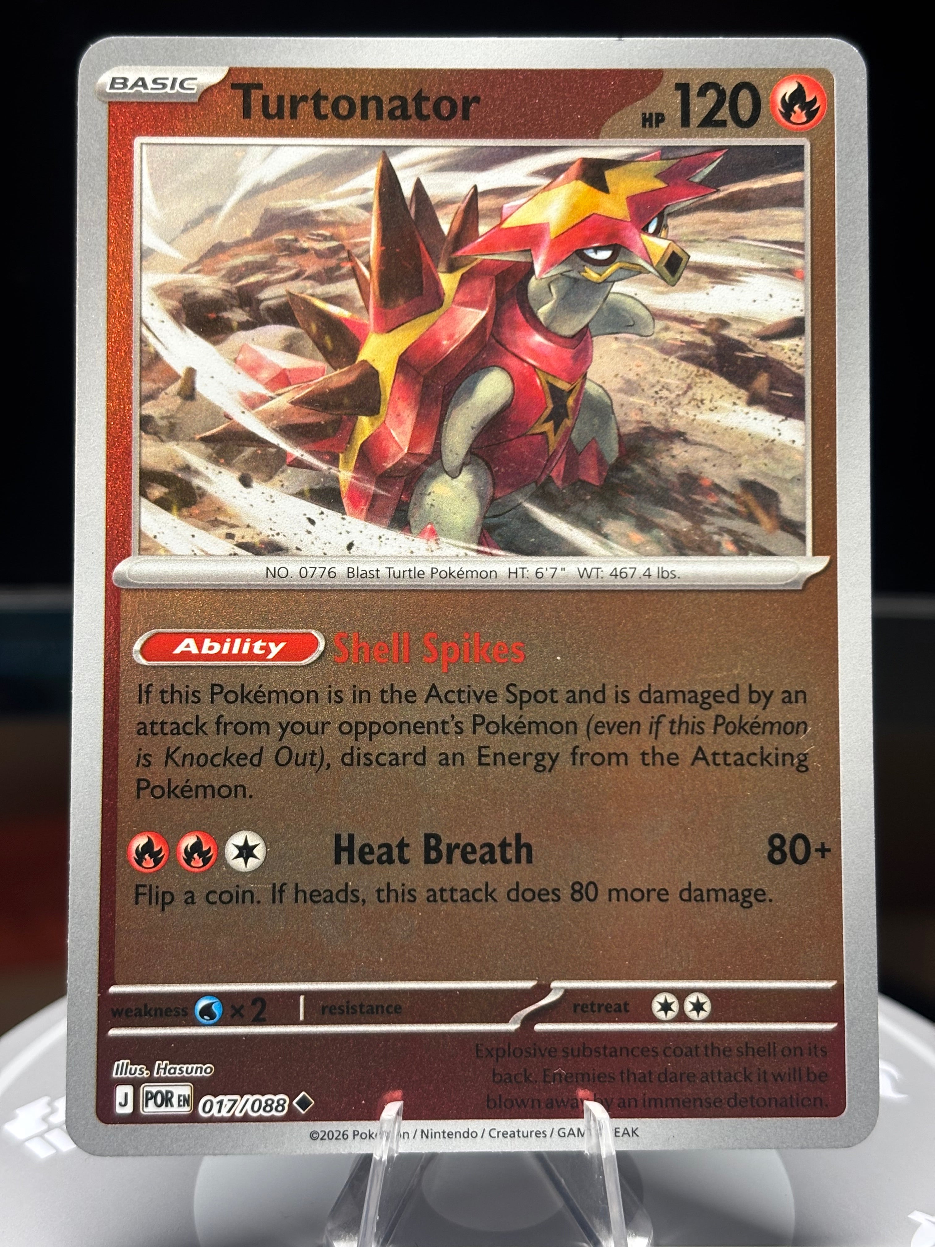 Turtonator - 017/088 - Reverse Holo - Perfect Order