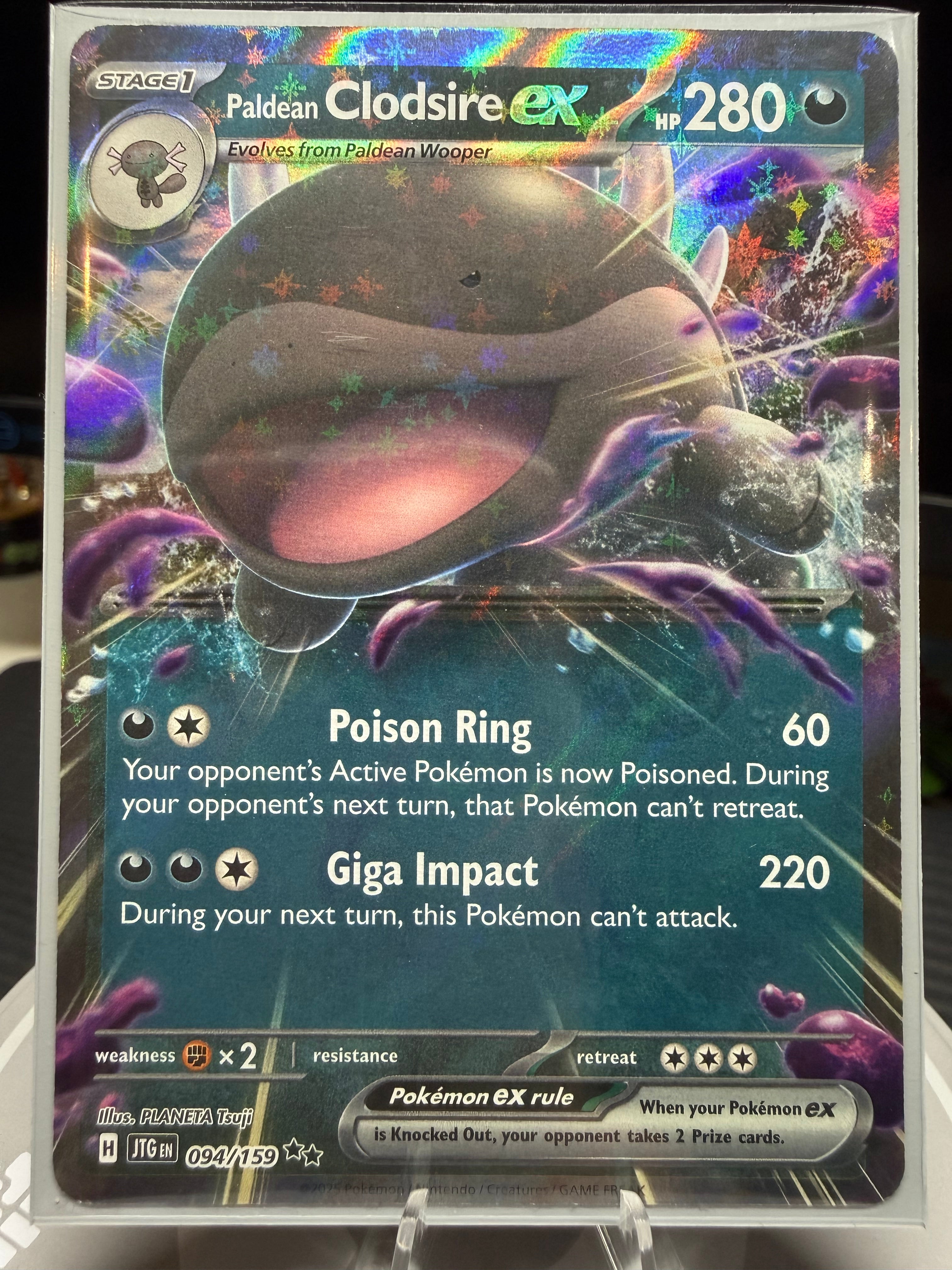 Paldean Clodsire ex - 094/159 - Double Rare - Journey Together