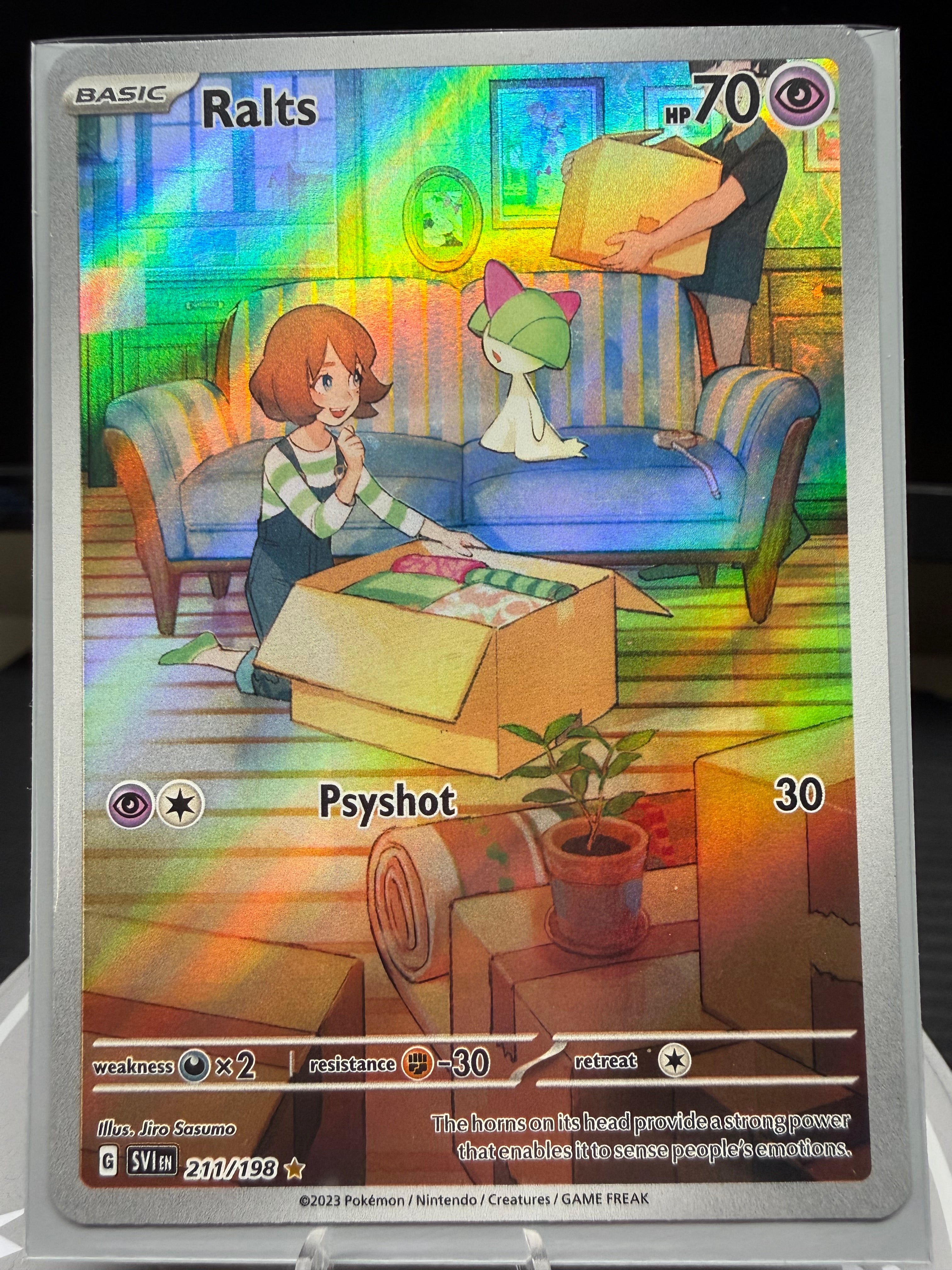 Ralts 211/198 - Scarlet Violet Base Set - Illustration Rare