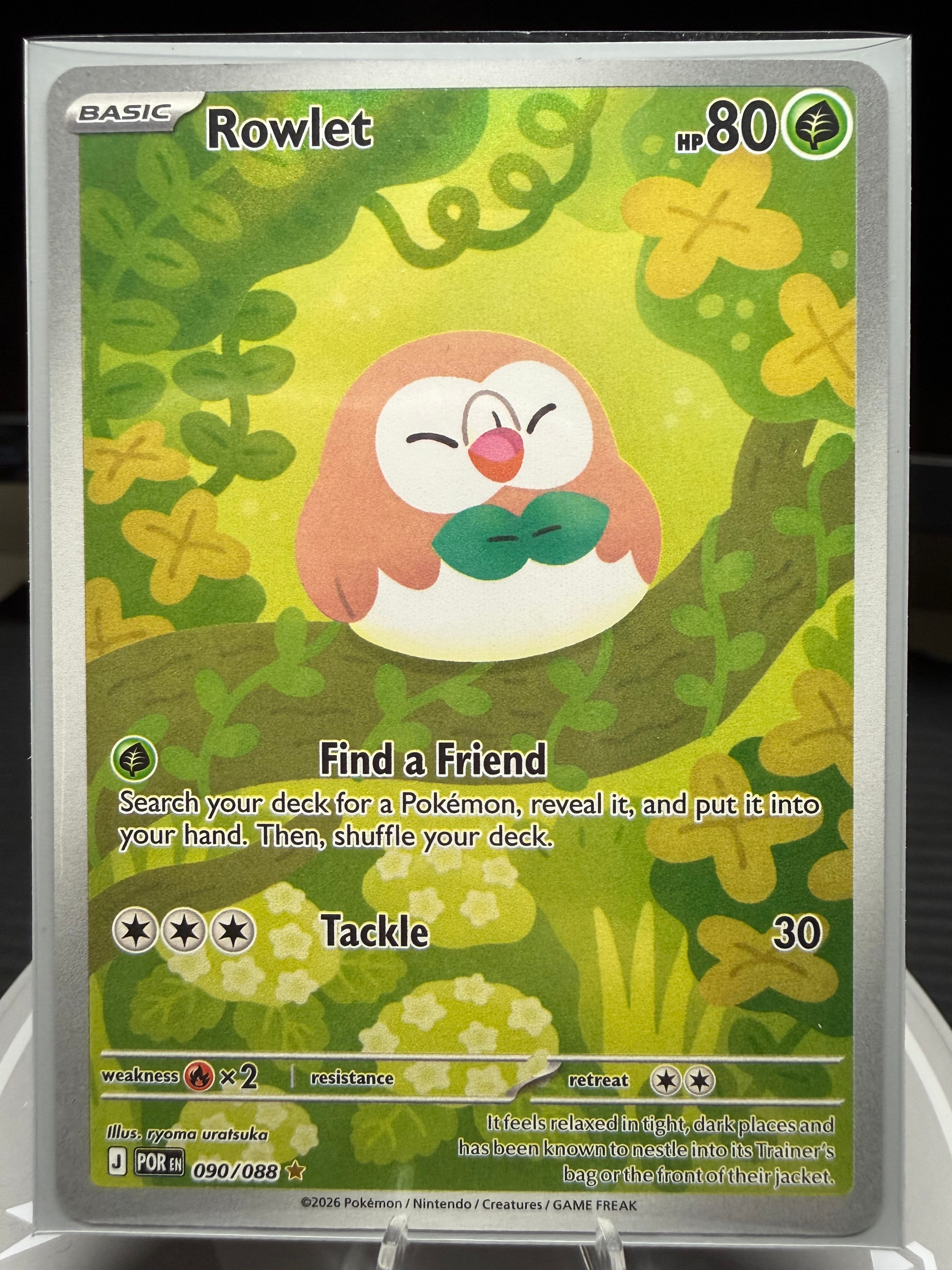 Rowlet - 090/088 - Illustration Rare - Perfect Order