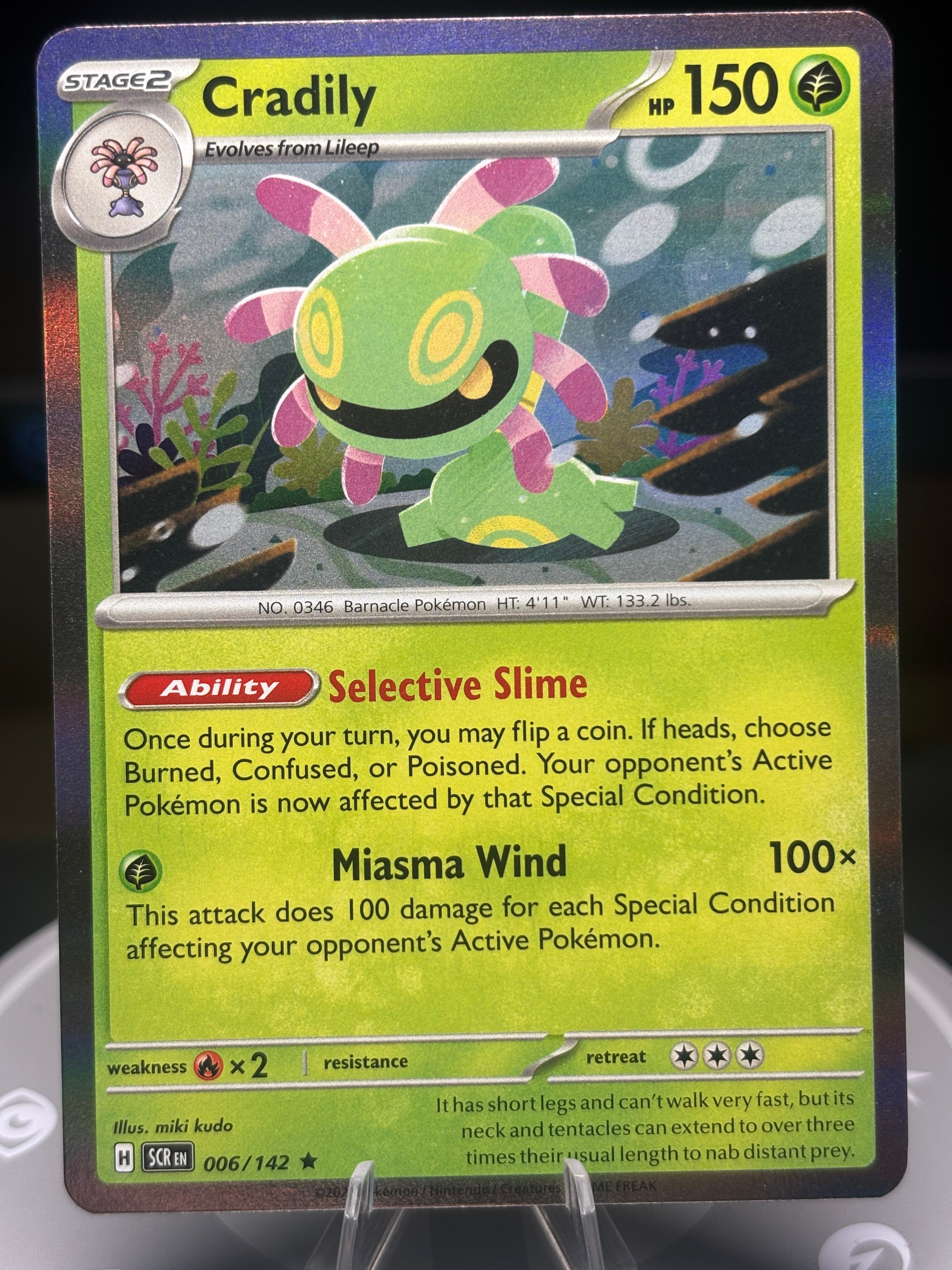 Cradily - 006/142 - Holo - Stellar Crown