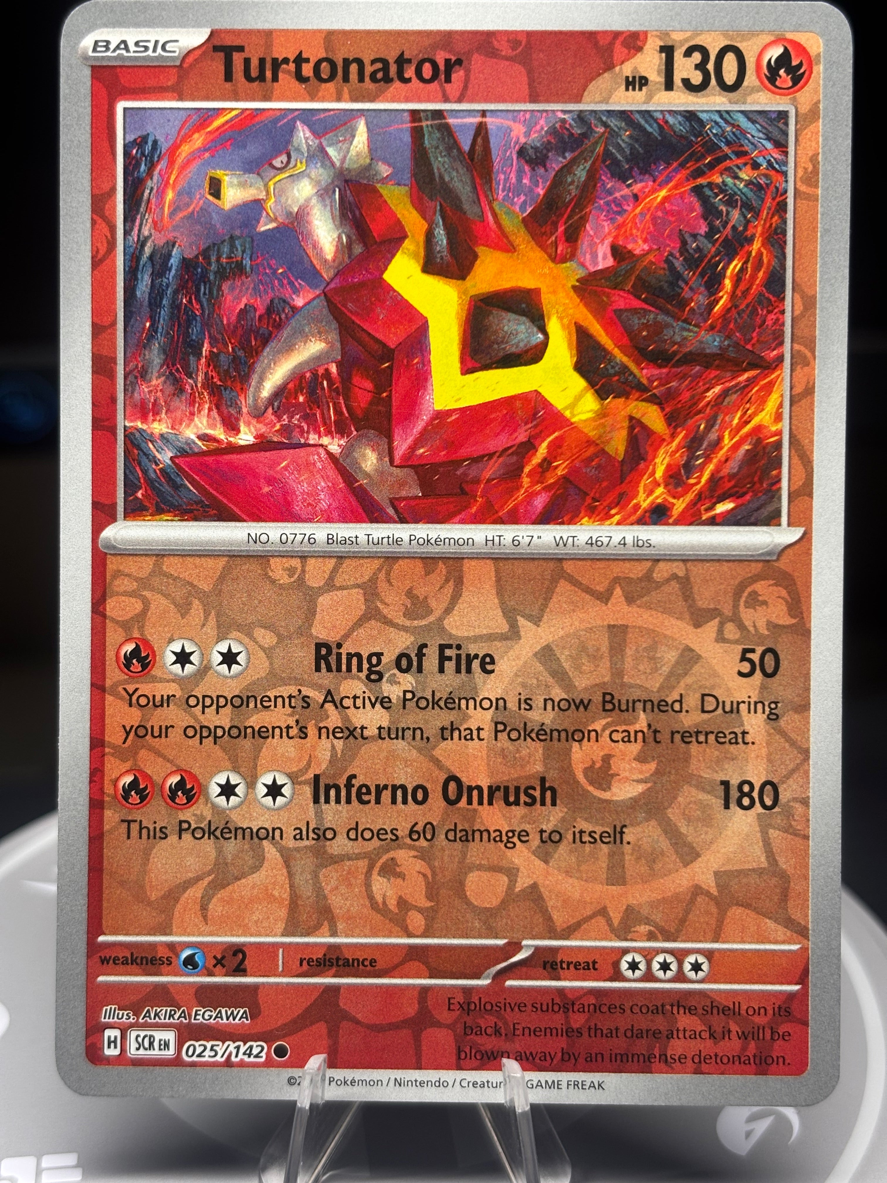Turtonator 025/142 - Stellar Crown - Reserve Holo