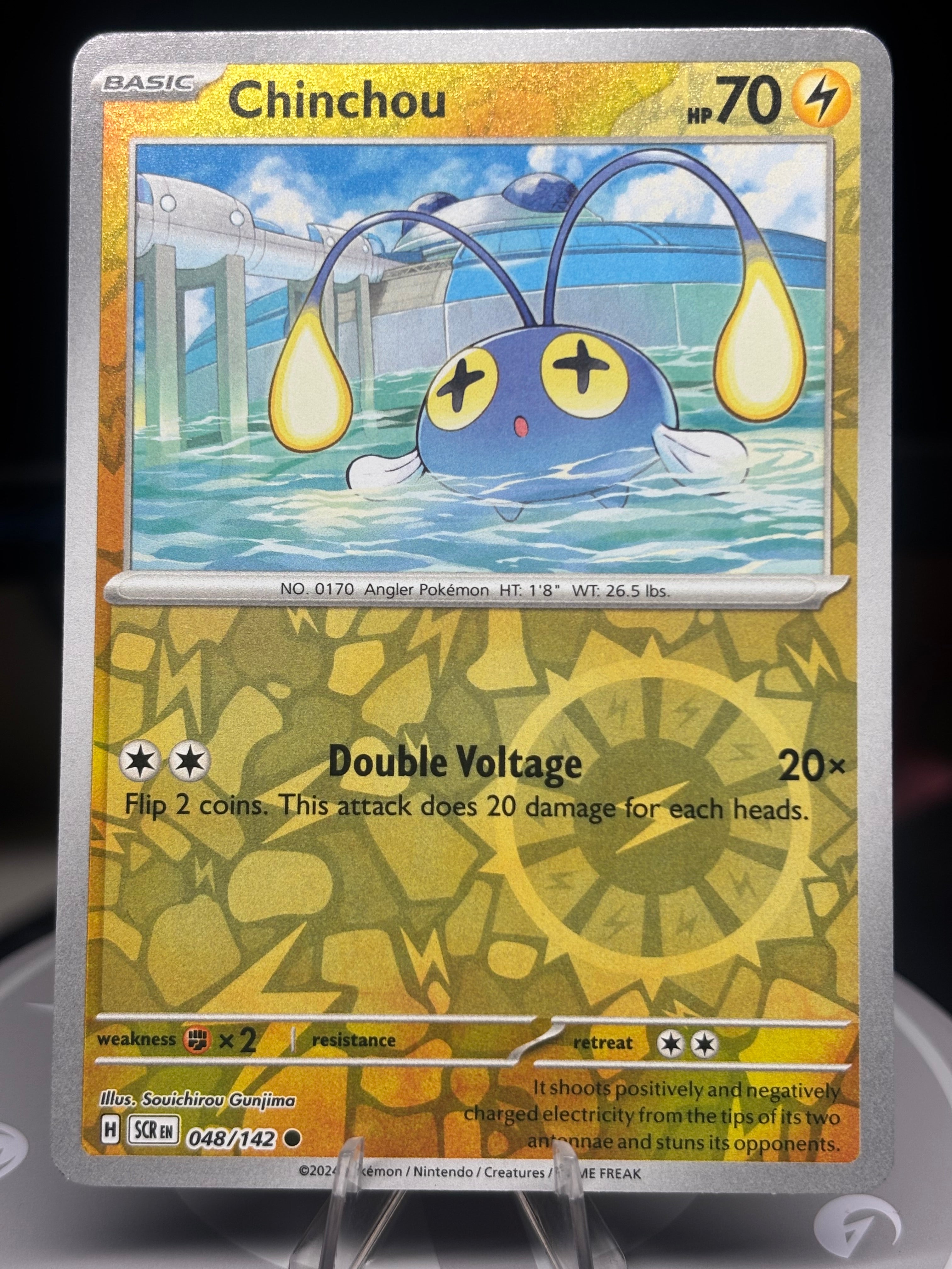 Chinchou - Reverse Holo - 048/142 Stellar Crown