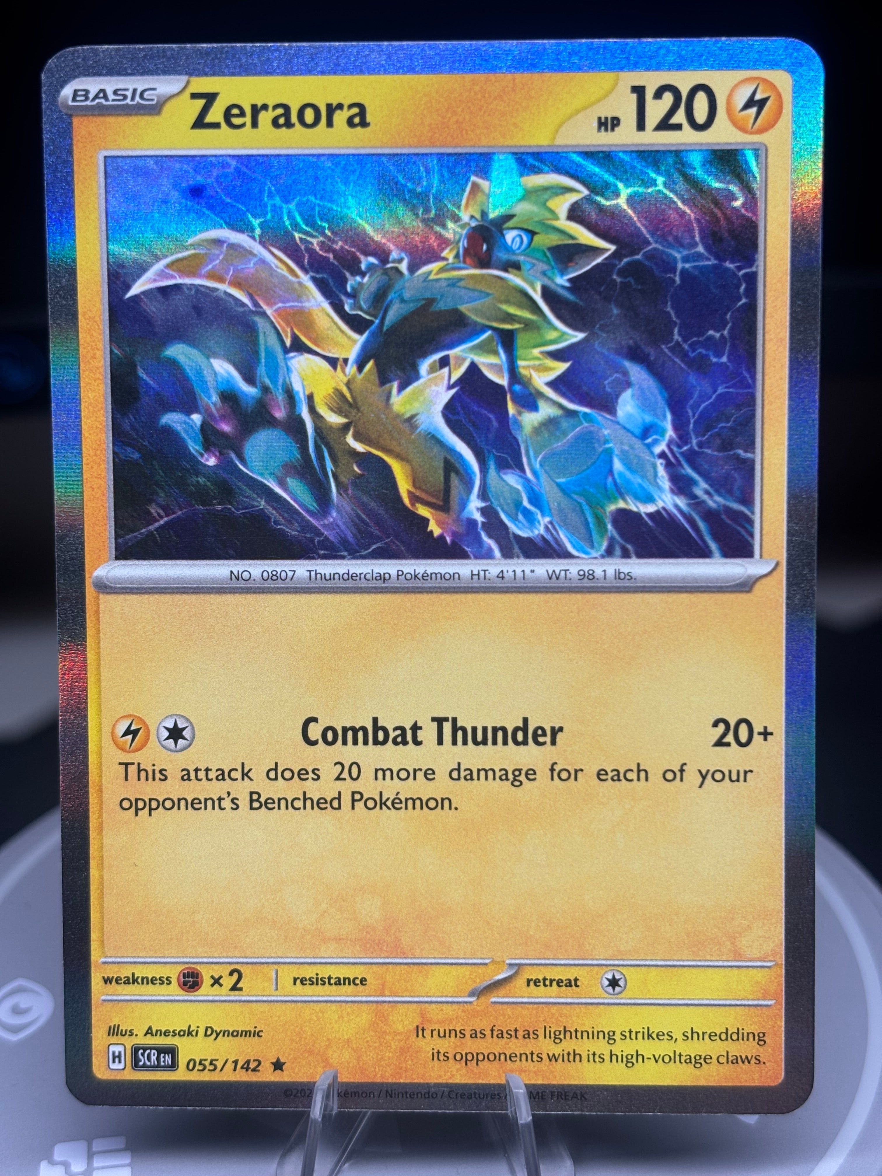 Zeraora - 055/142 - Stellar Crown - Holo