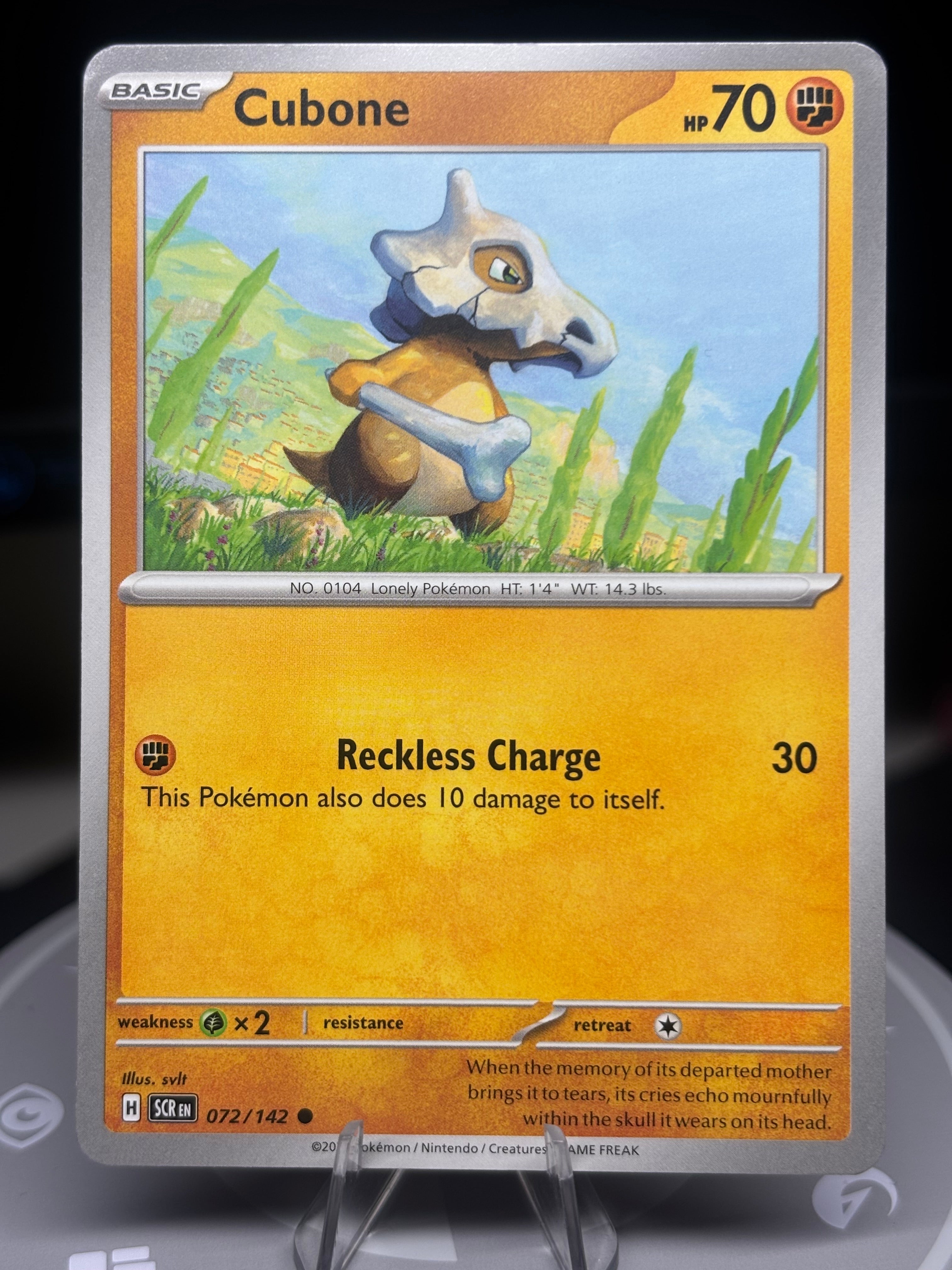 Cubone 072/142 - Stellar Crown