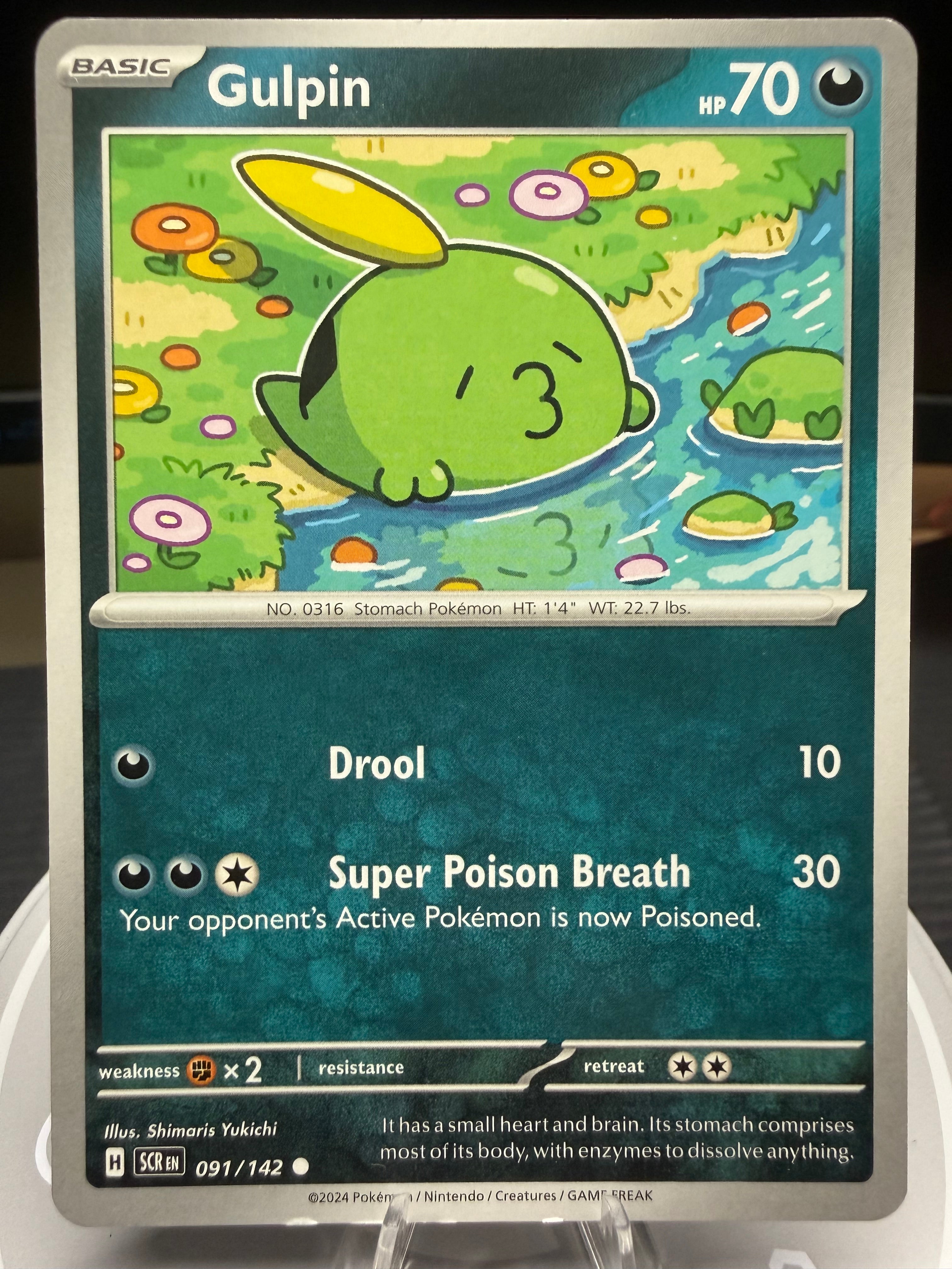 Gulpin - 091/142 - Reverse Holo - Stella Crown