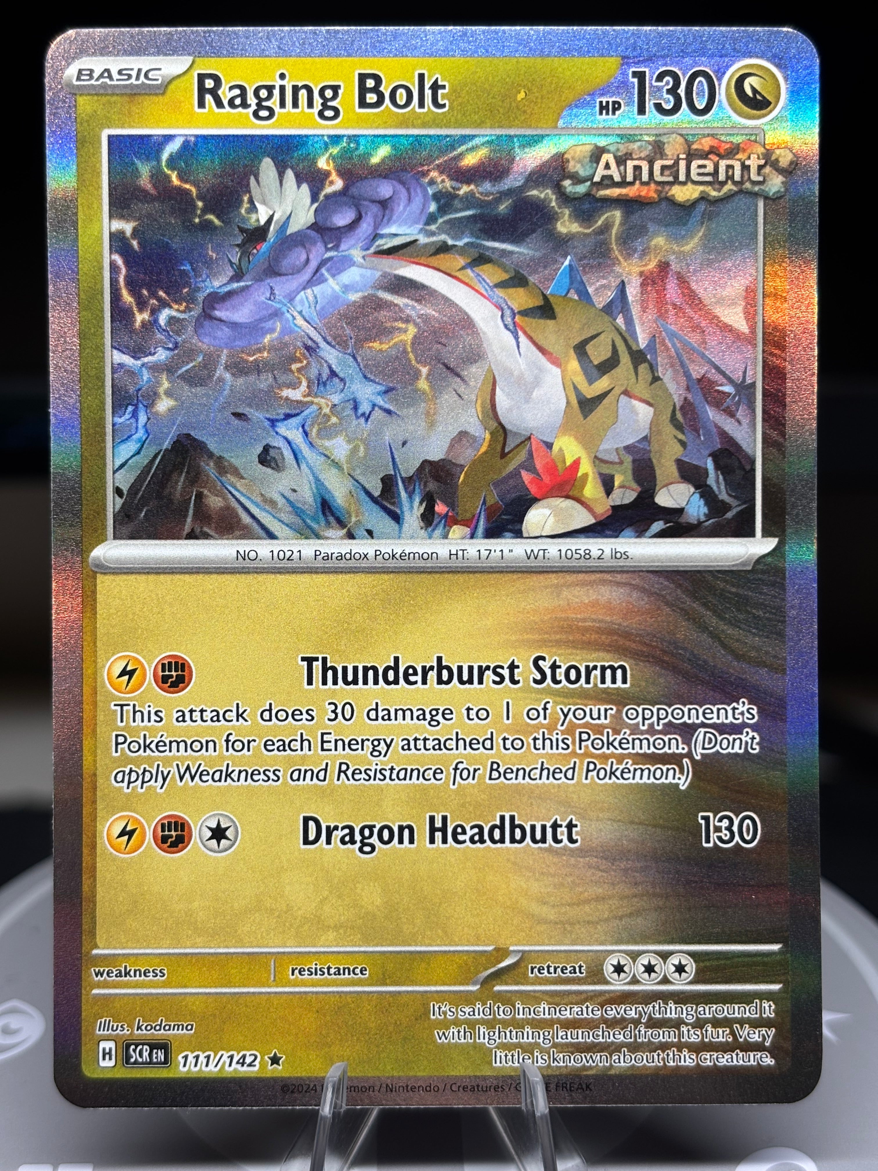 Raging Bolt - 111/142 - Holo - Stellar Crown
